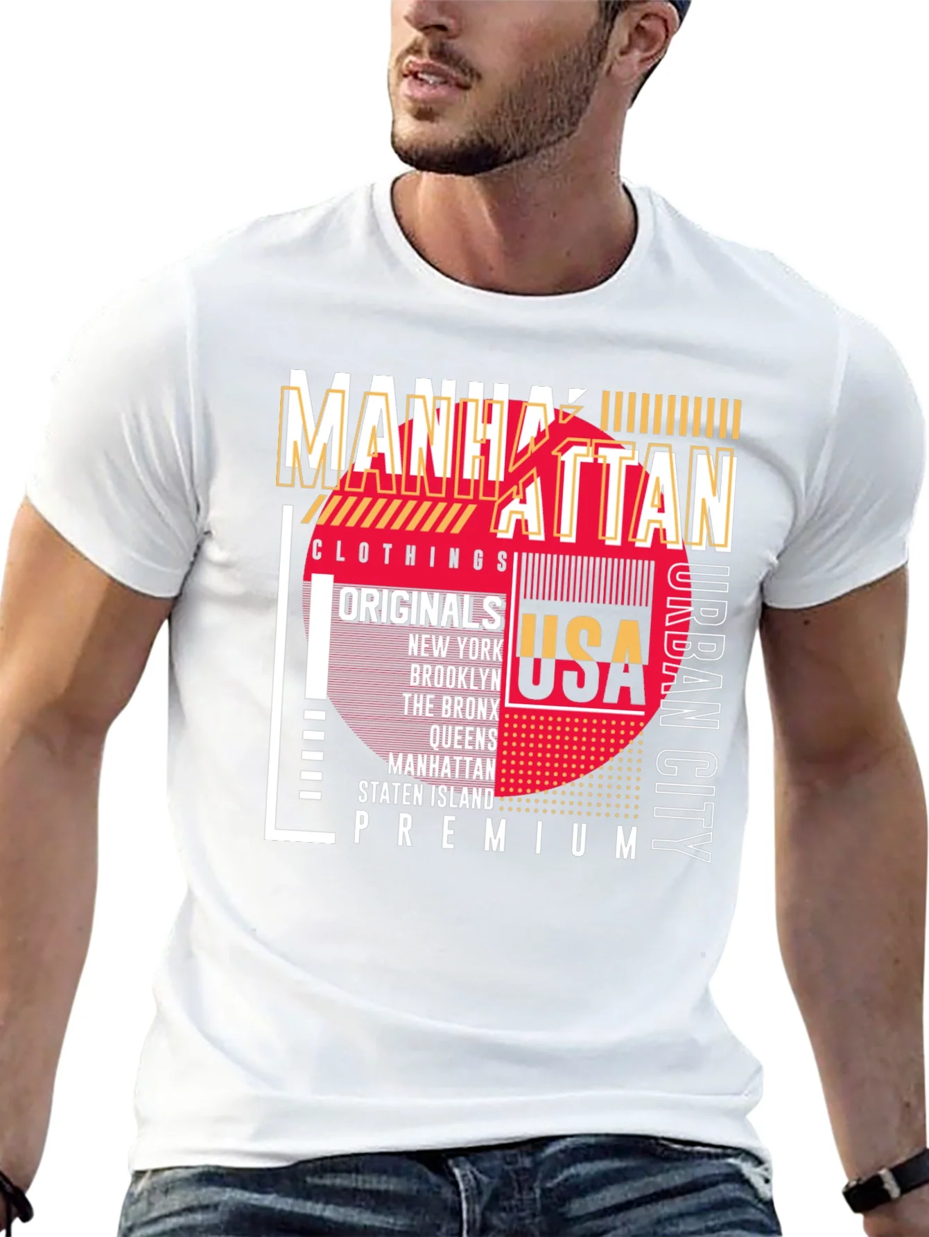 Camiseta Urbana Manhattan Premium