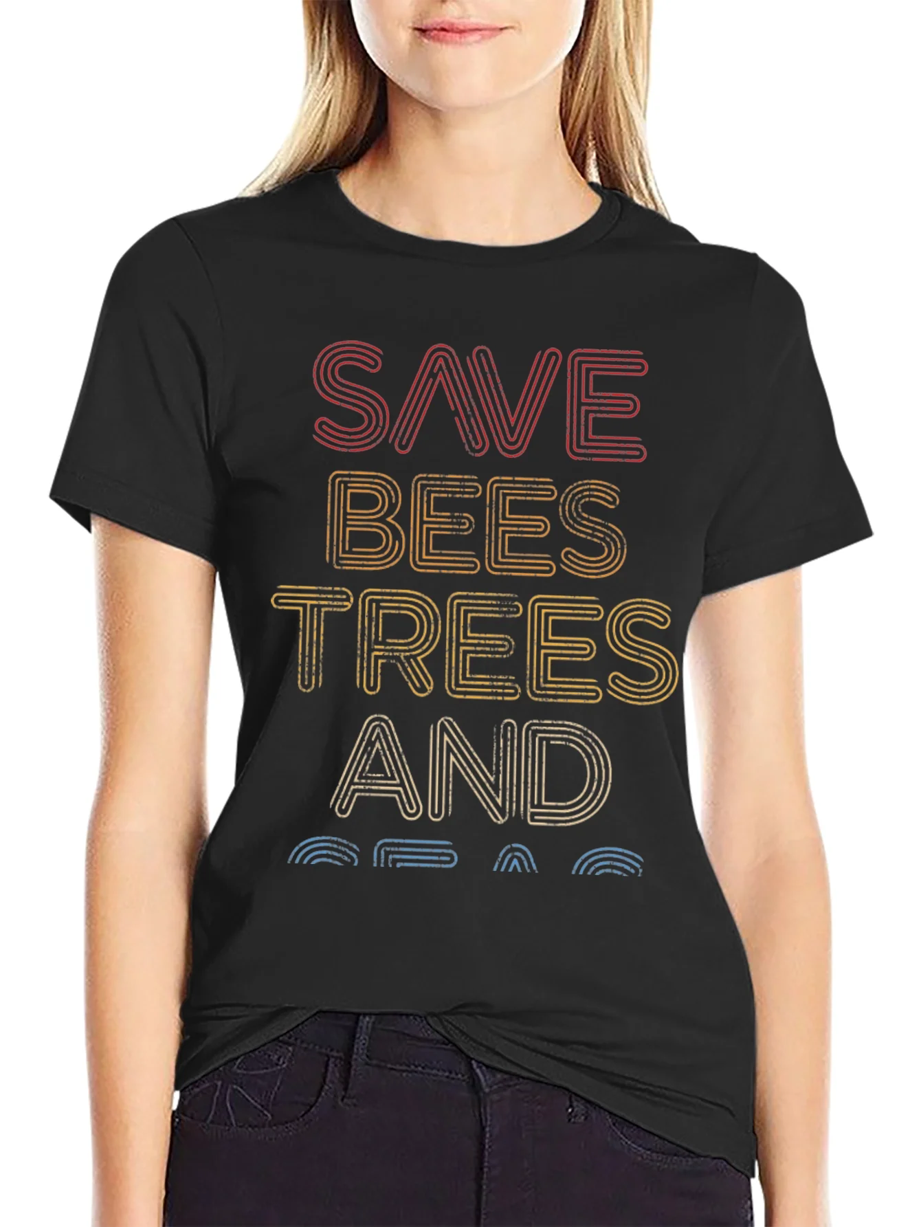 Camiseta Salva Abejas ¨¢rboles y Oc¨¦anos