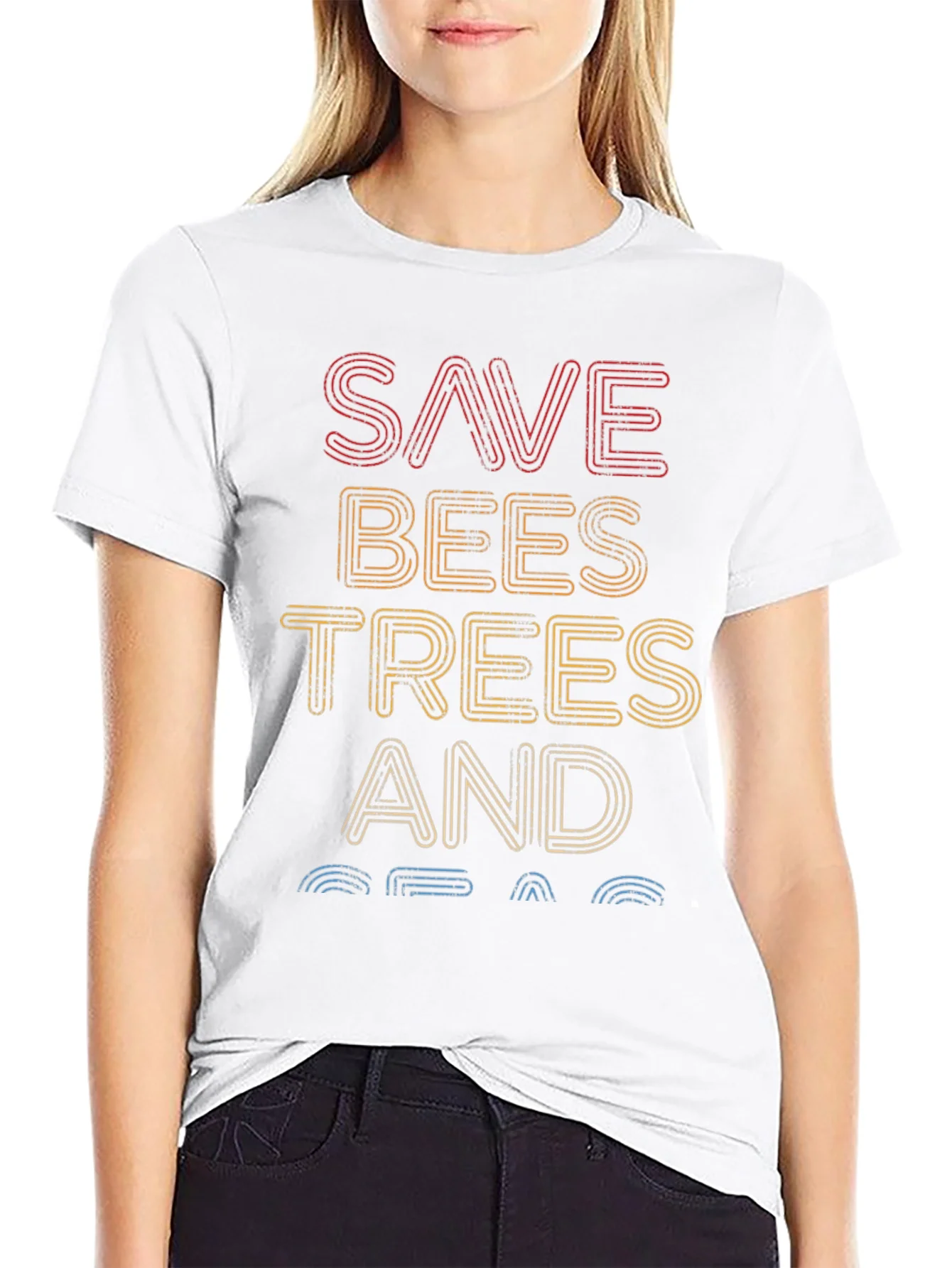 Camiseta Salva Abejas ¨¢rboles y Oc¨¦anos