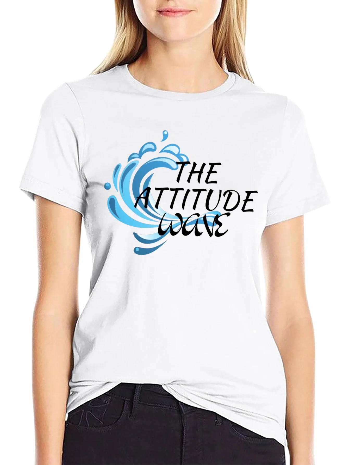 Camiseta Negra The Attitude Wave