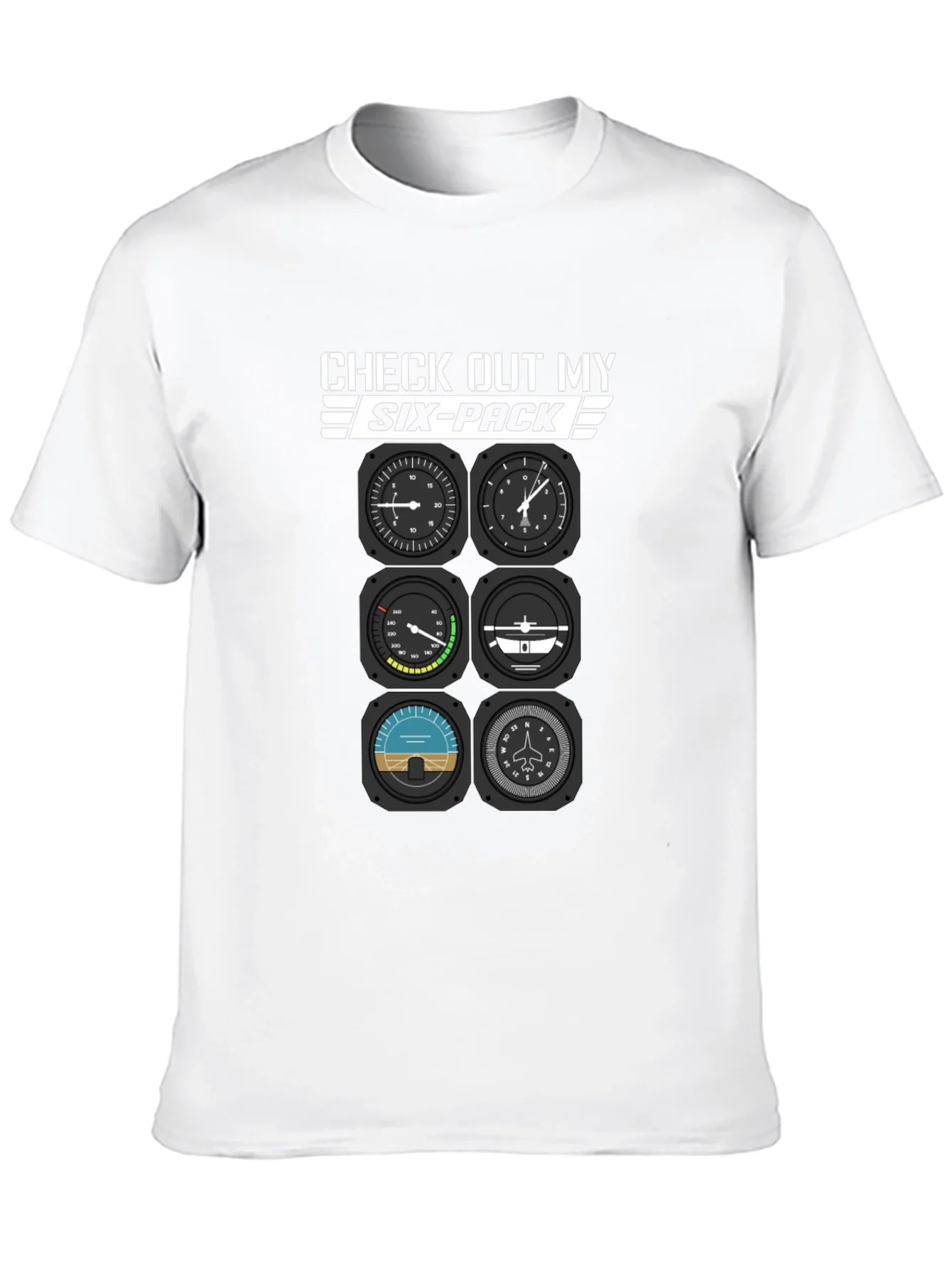 Rebbecca Pilot Six-Pack T-Shirt - Aviation Humor