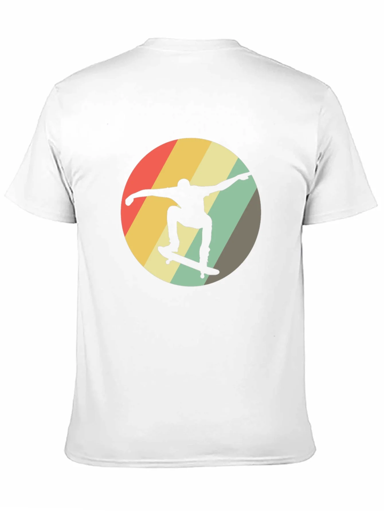 Camiseta Hombre Dise?o Retro Skateboard