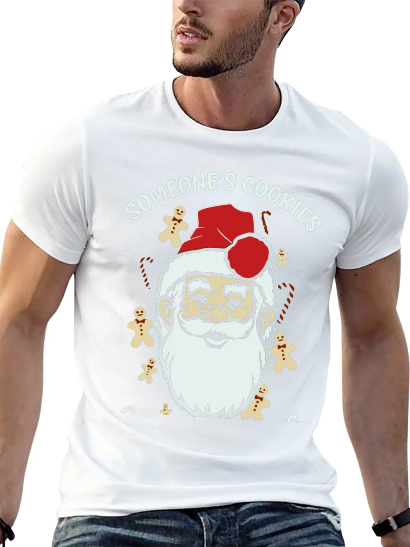 Rebbecca Someones Cookies Santa T-Shirt