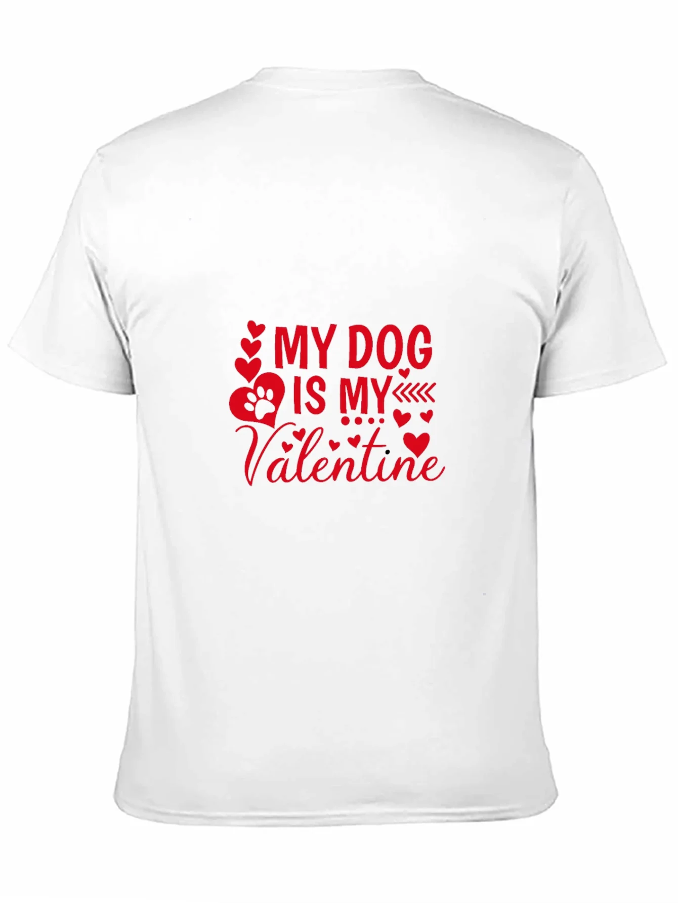 Camiseta Negra Mi Perro es mi Valent¨ªn