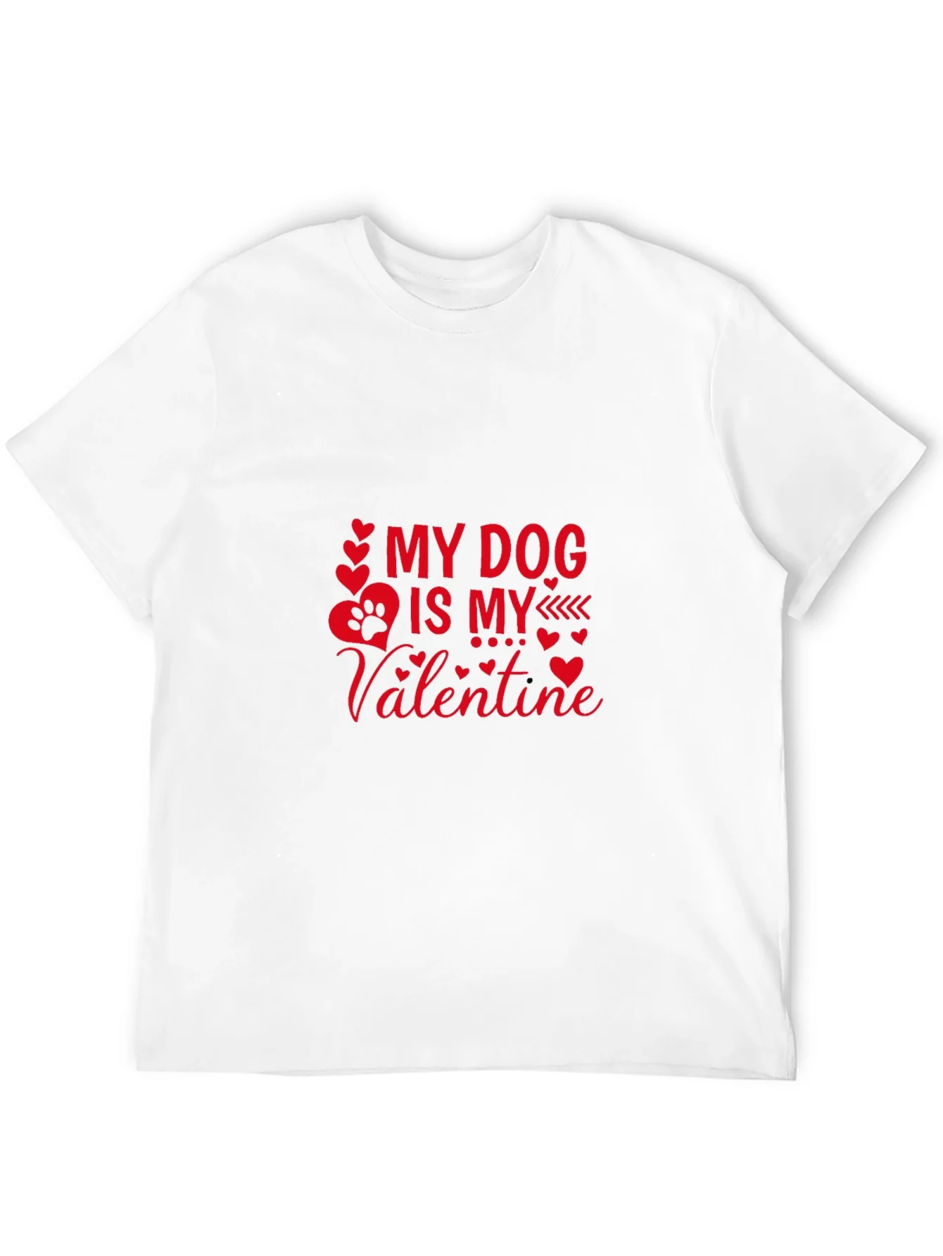 Camiseta Negra Mi Perro es mi Valent¨ªn