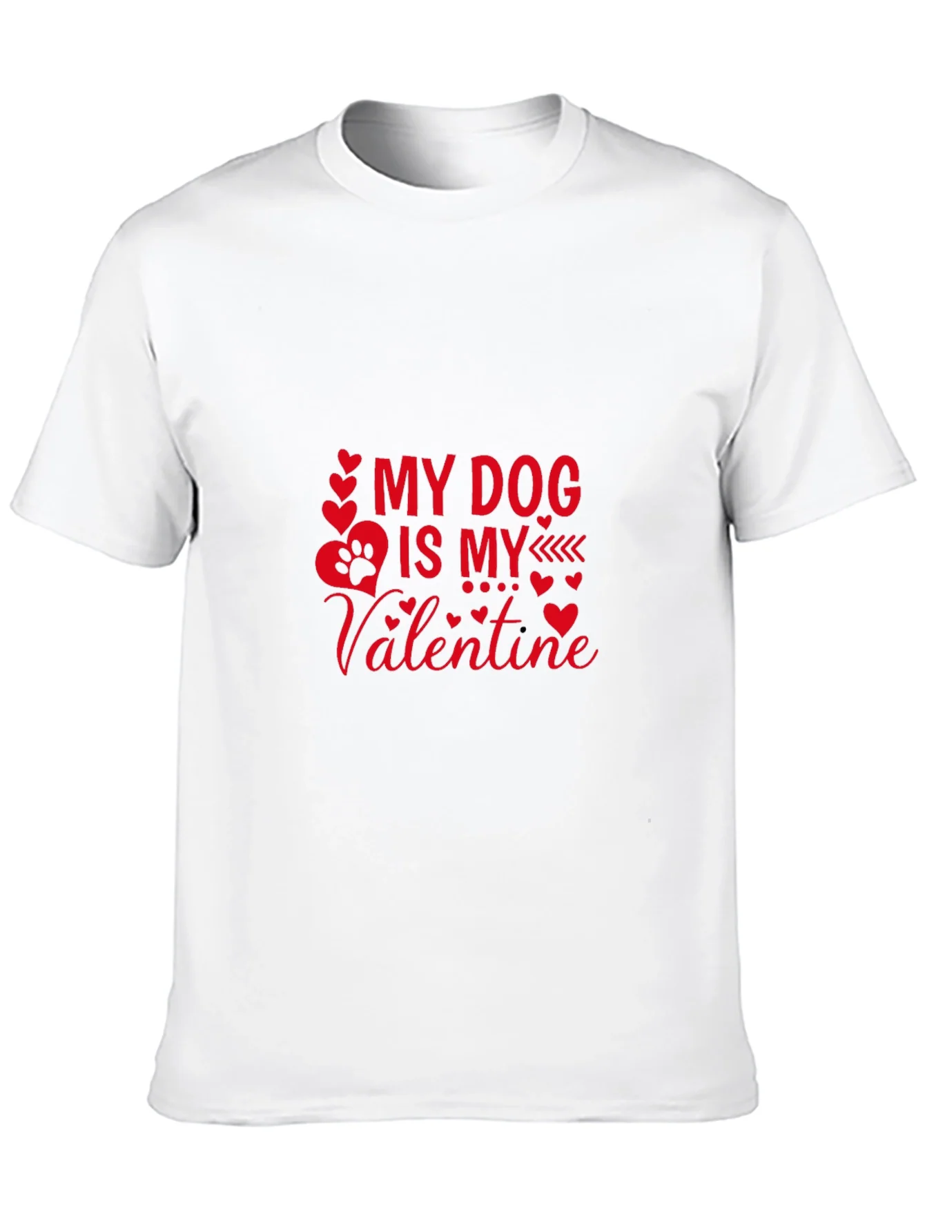 Camiseta Negra Mi Perro es mi Valent¨ªn