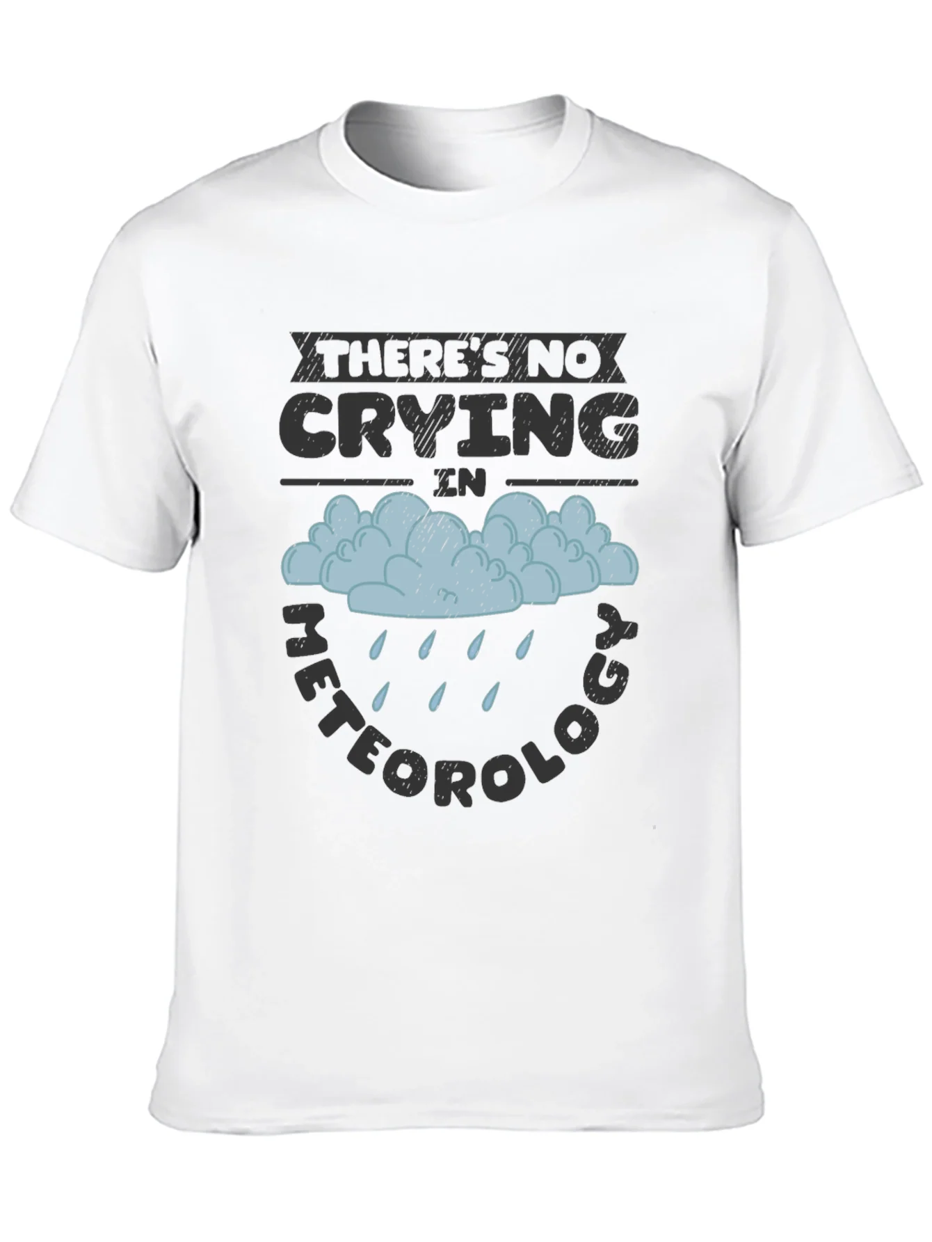 Camiseta Negra con Dise?o de Meteorolog¨ªa Divertida