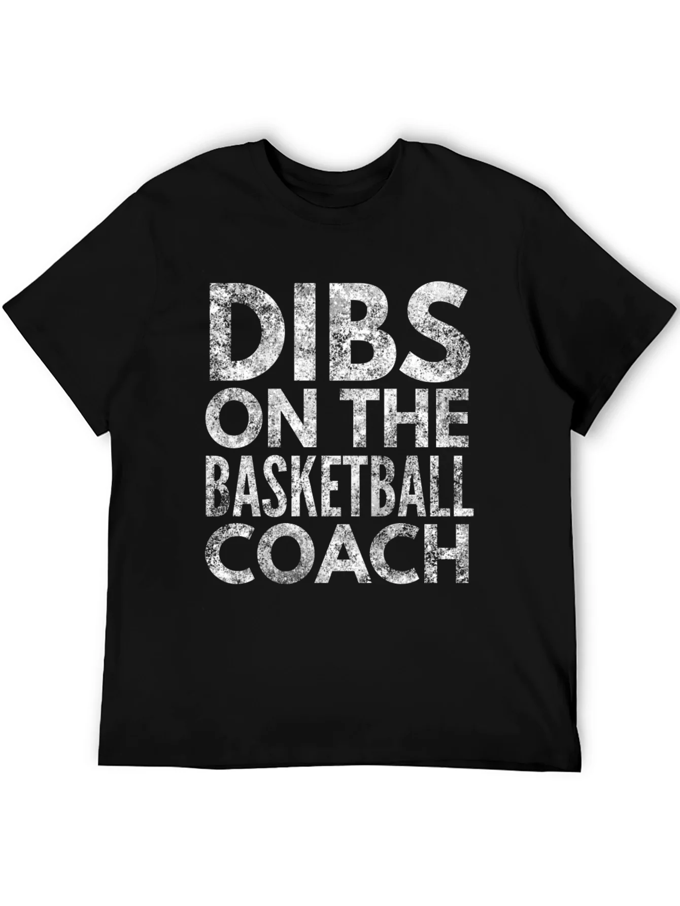 Camiseta Negra: Dibs on the Basketball Coach