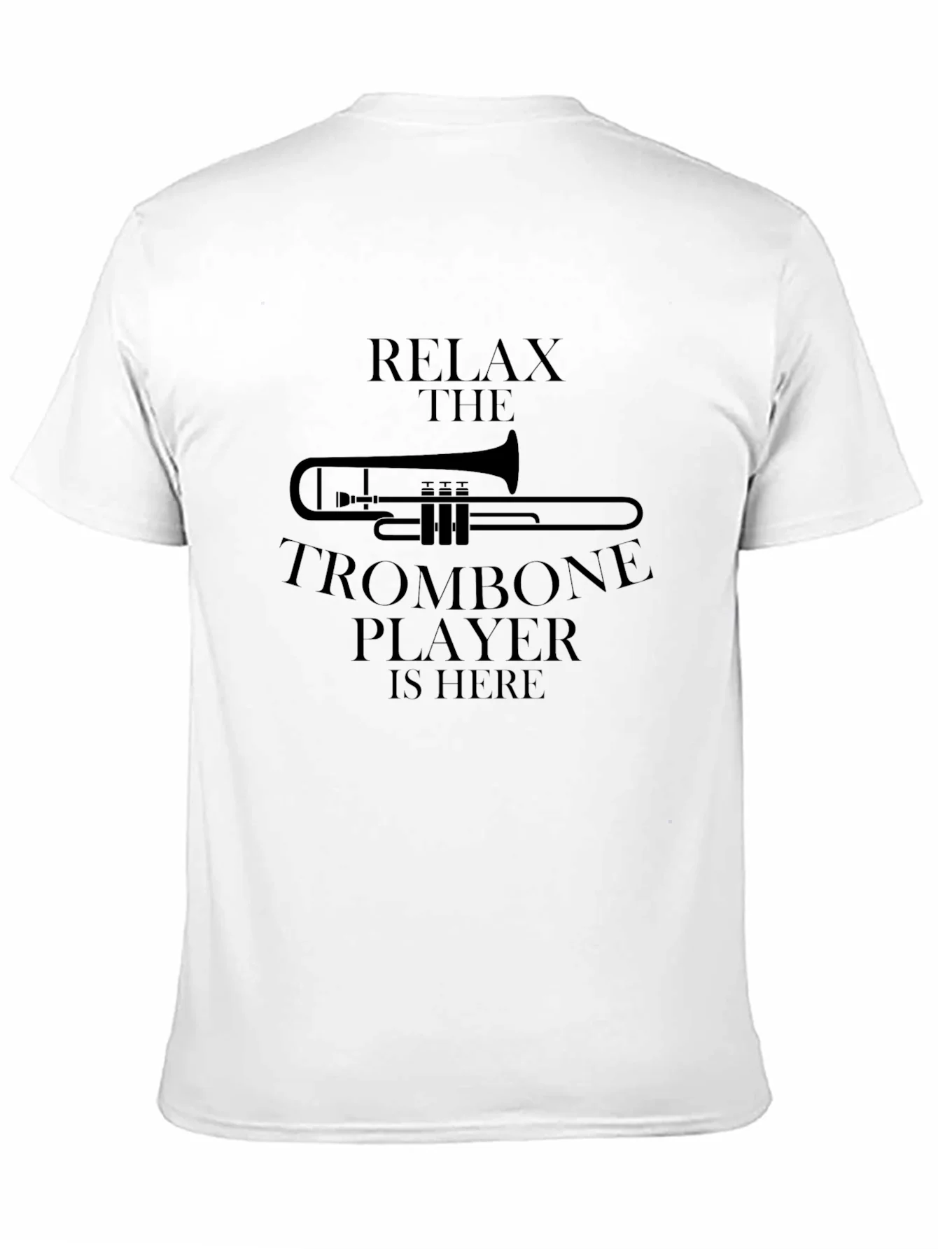Camiseta Negra Relax Trombone Player