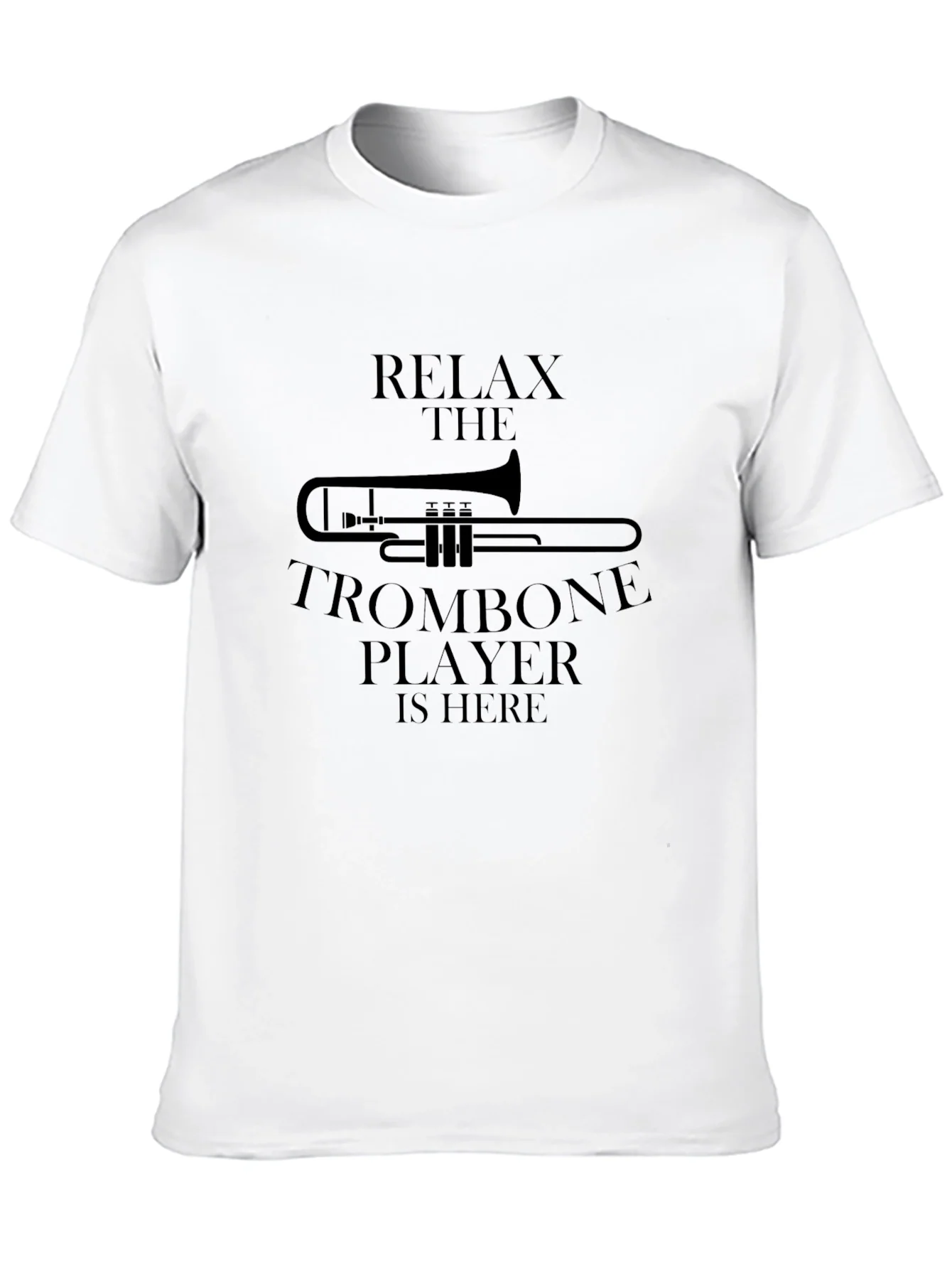 Camiseta Negra Relax Trombone Player