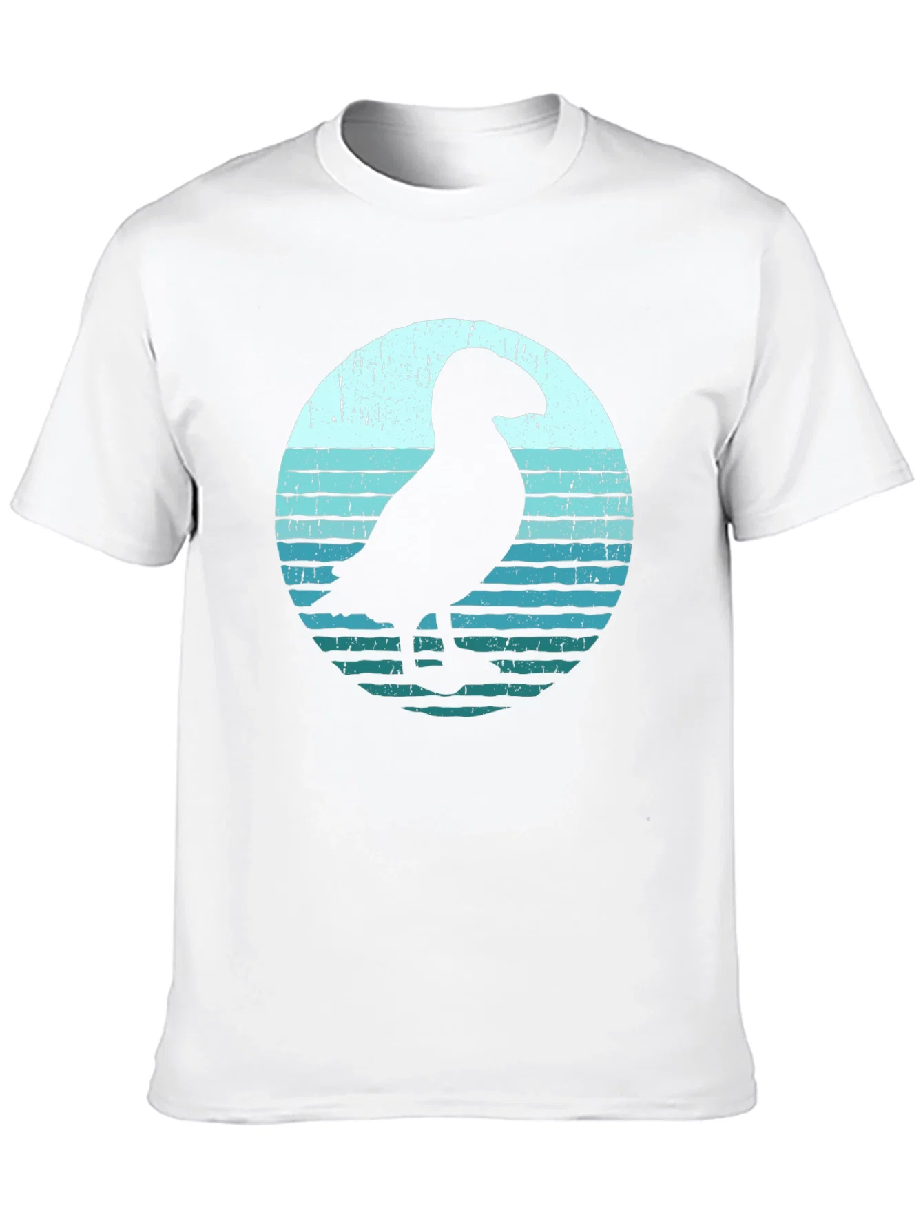 Rebbecca Puffin Silhouette Graphic Tee - Black