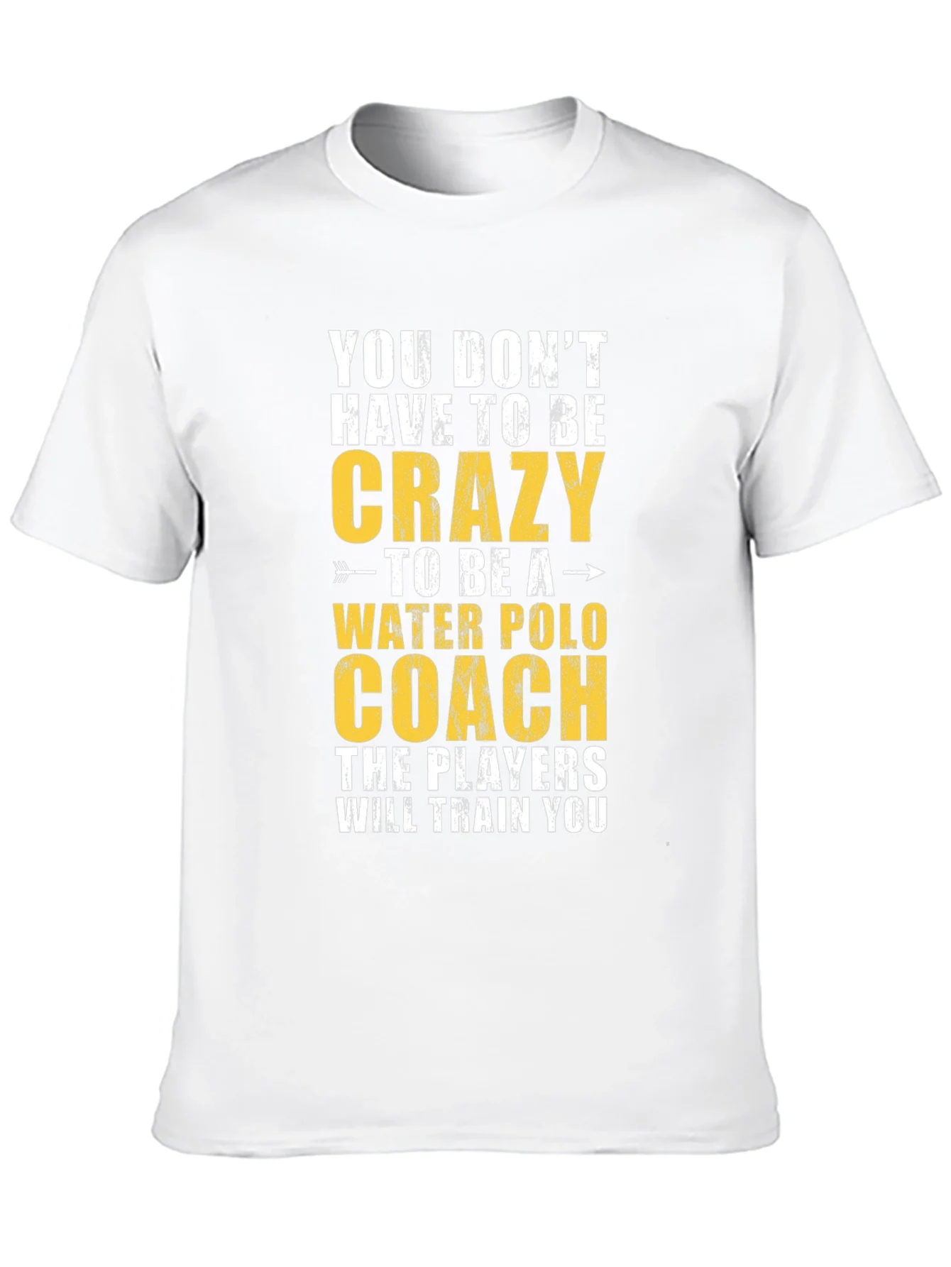 Camiseta Negra Entrenador de Waterpolo - Dise?o Divertido