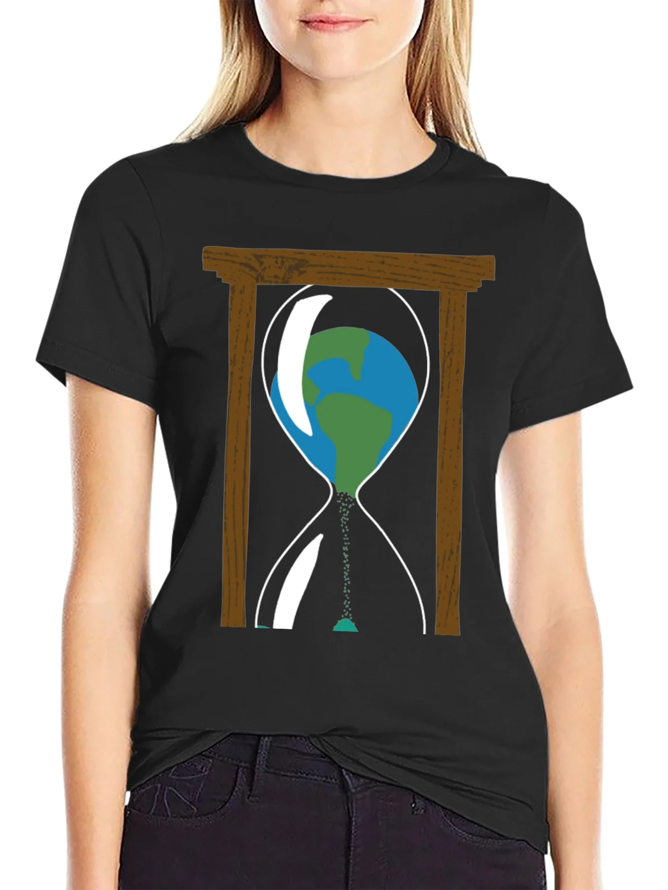 Rebbecca Earth Hourglass Graphic T-Shirt
