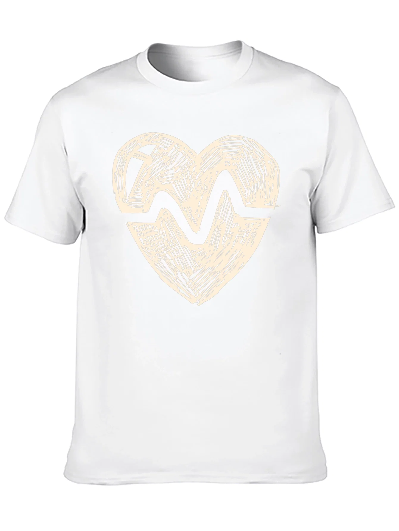 Rebbecca Heartbeat Graphic Print Crew Neck T-Shirt