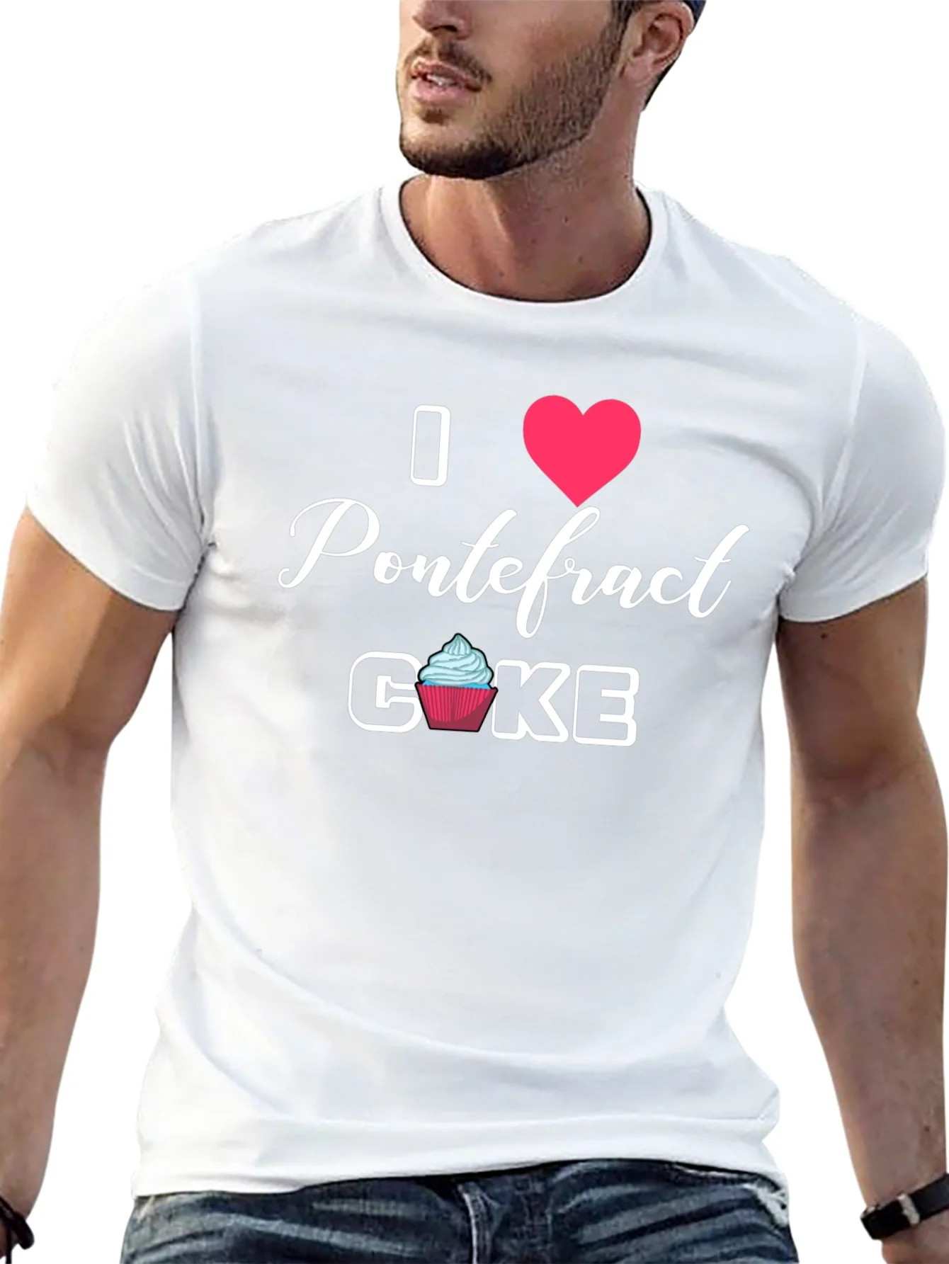 Camiseta Negra I Love Pontefract Cake