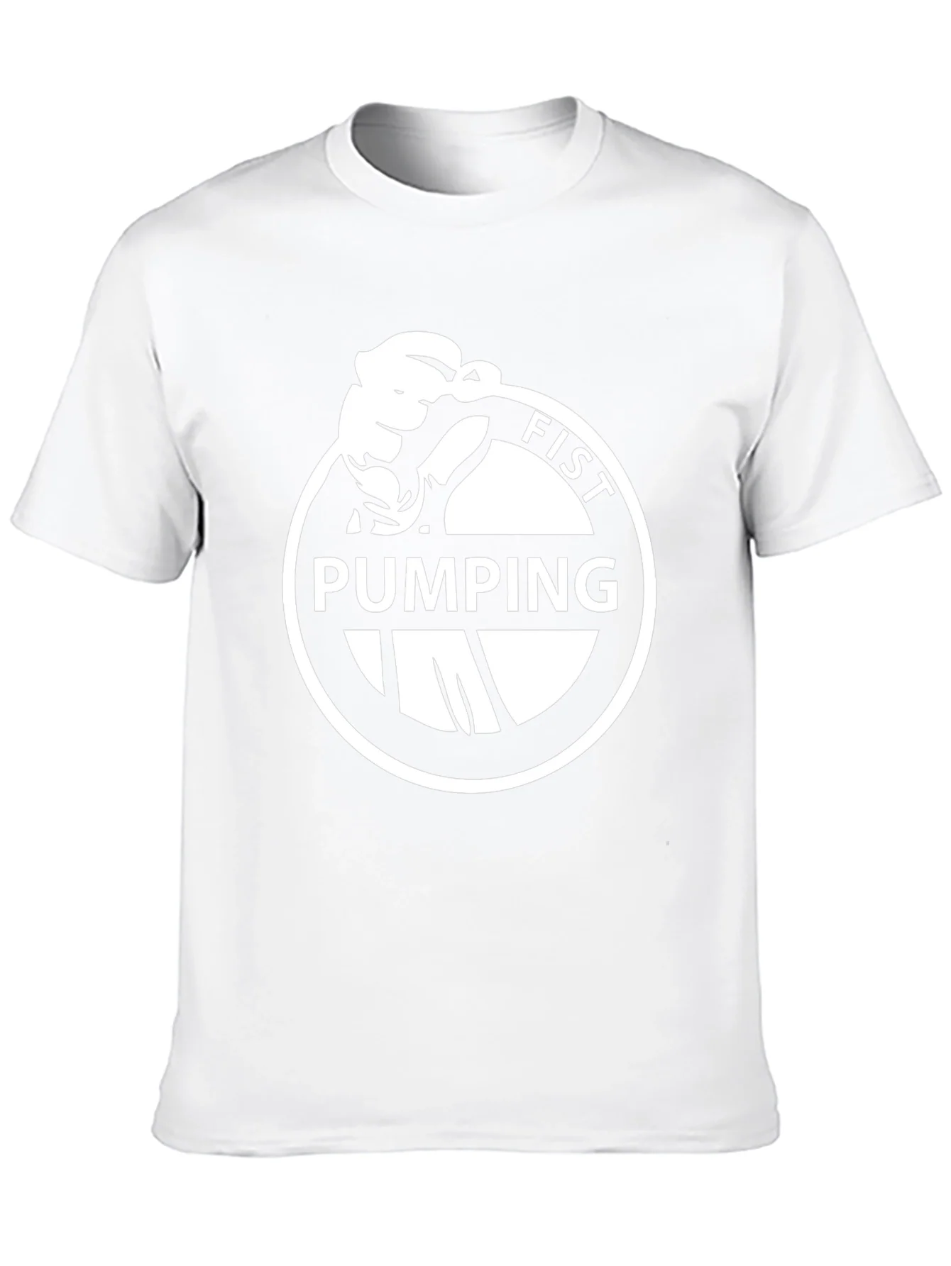 Rebbecca Fist Pumping Design Tee - Black Graphic T-Shirt