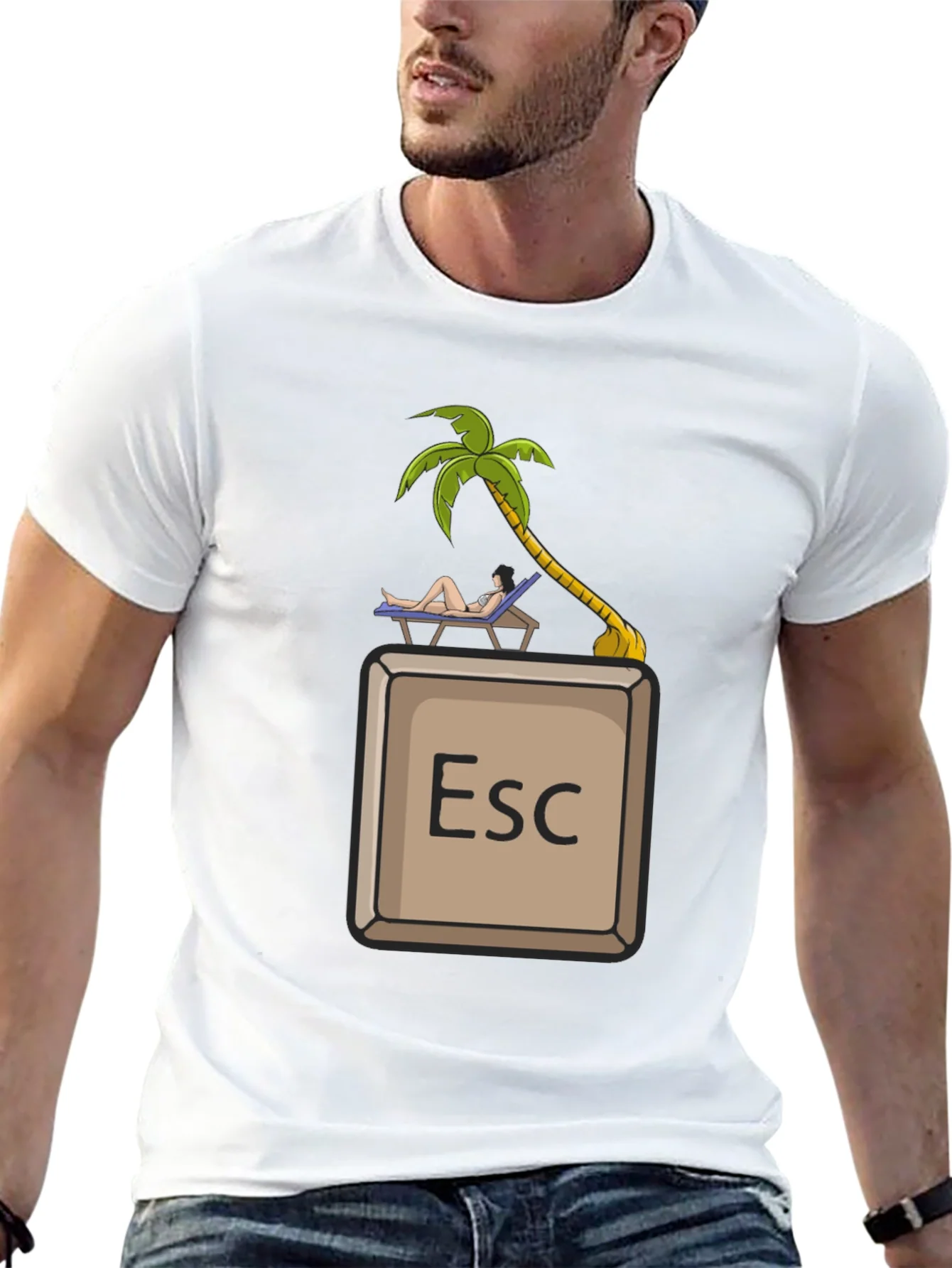 Rebbecca Escape Key Vacation T-Shirt - Relax Mode Activated