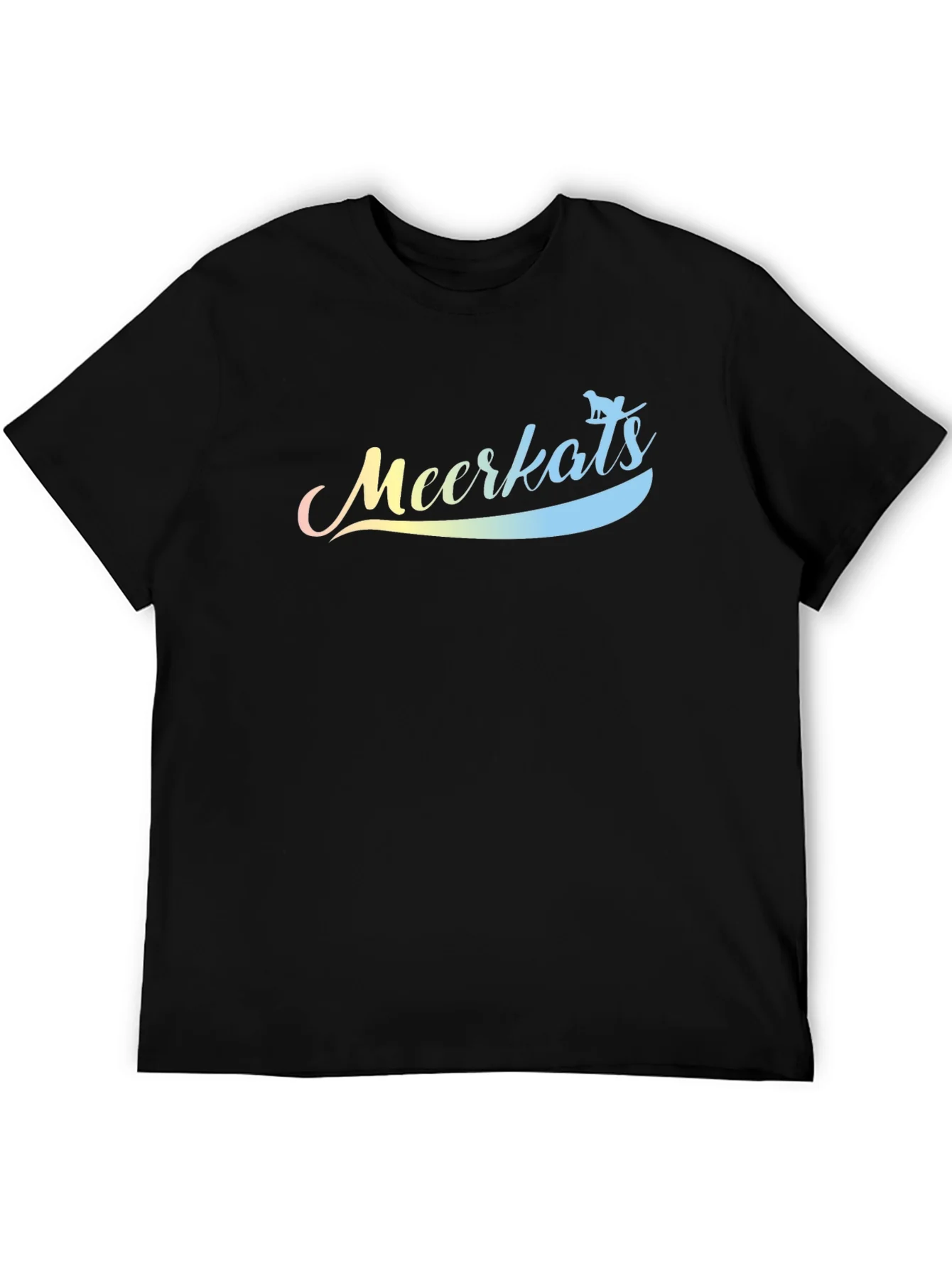 Camiseta Negra Meerkats Unisex