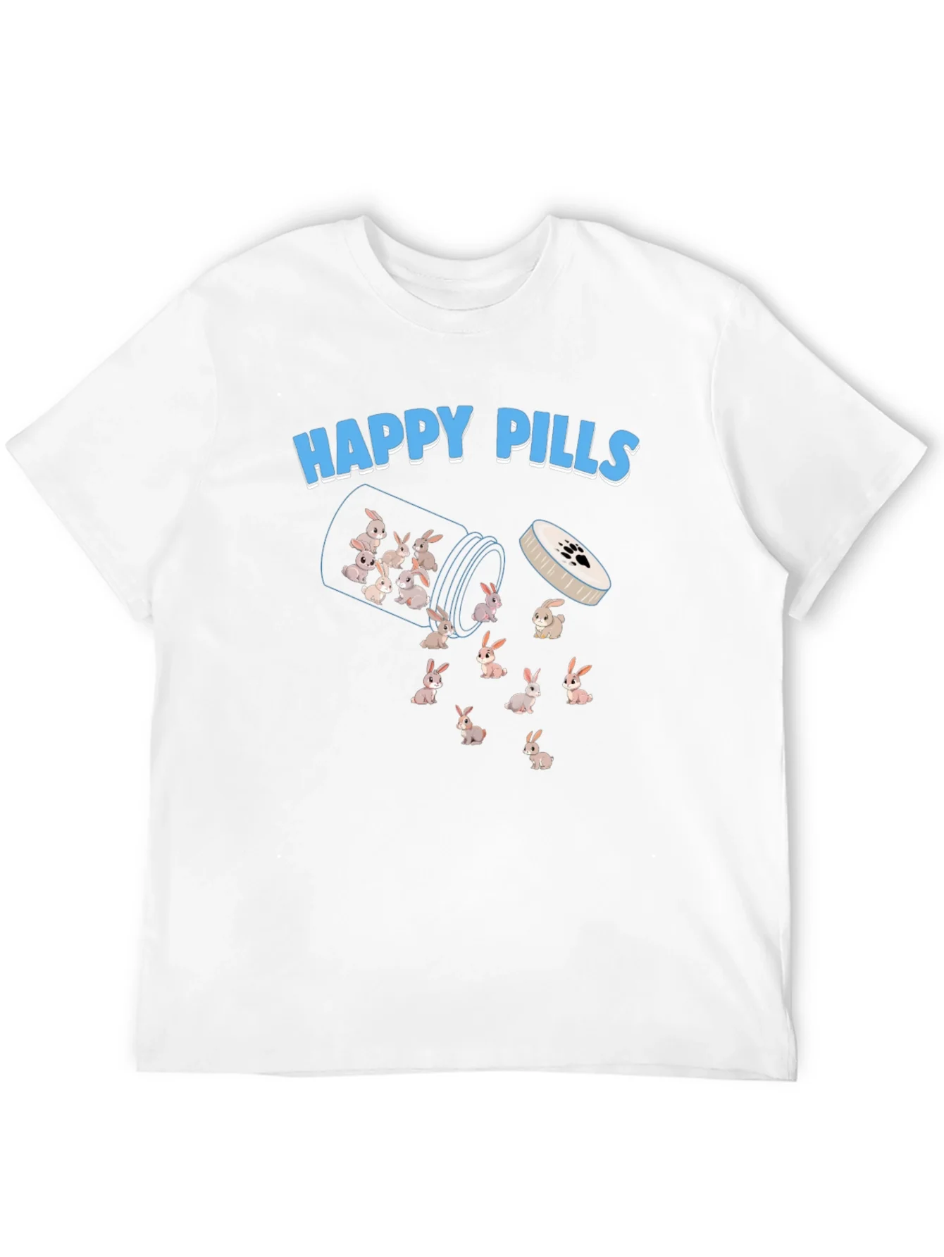 Camiseta P¨ªldoras de Felicidad con Conejos