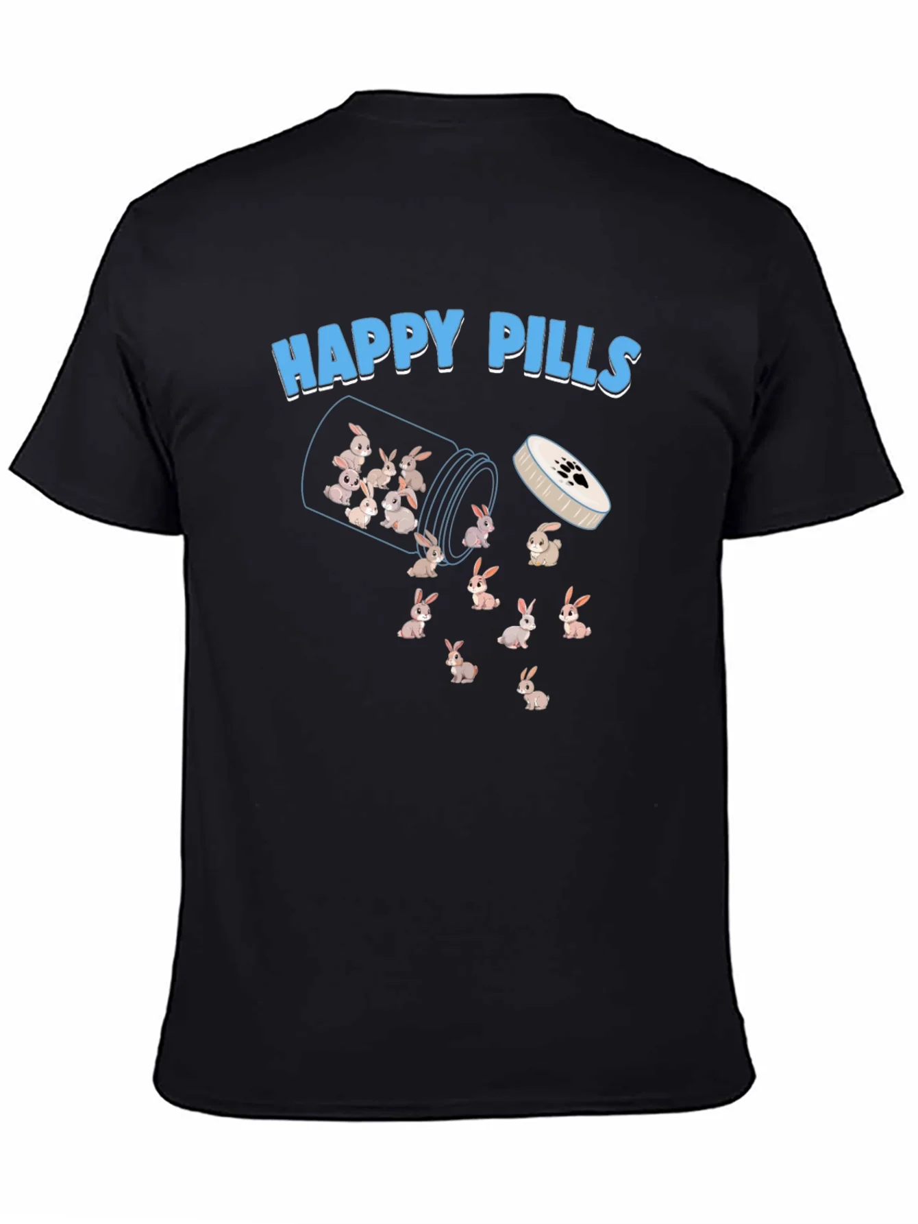 Camiseta P¨ªldoras de Felicidad con Conejos