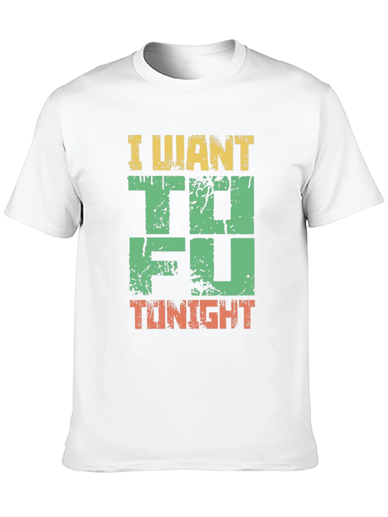 Rebbecca I Want Tofu Tonight Graphic T-Shirt - Black