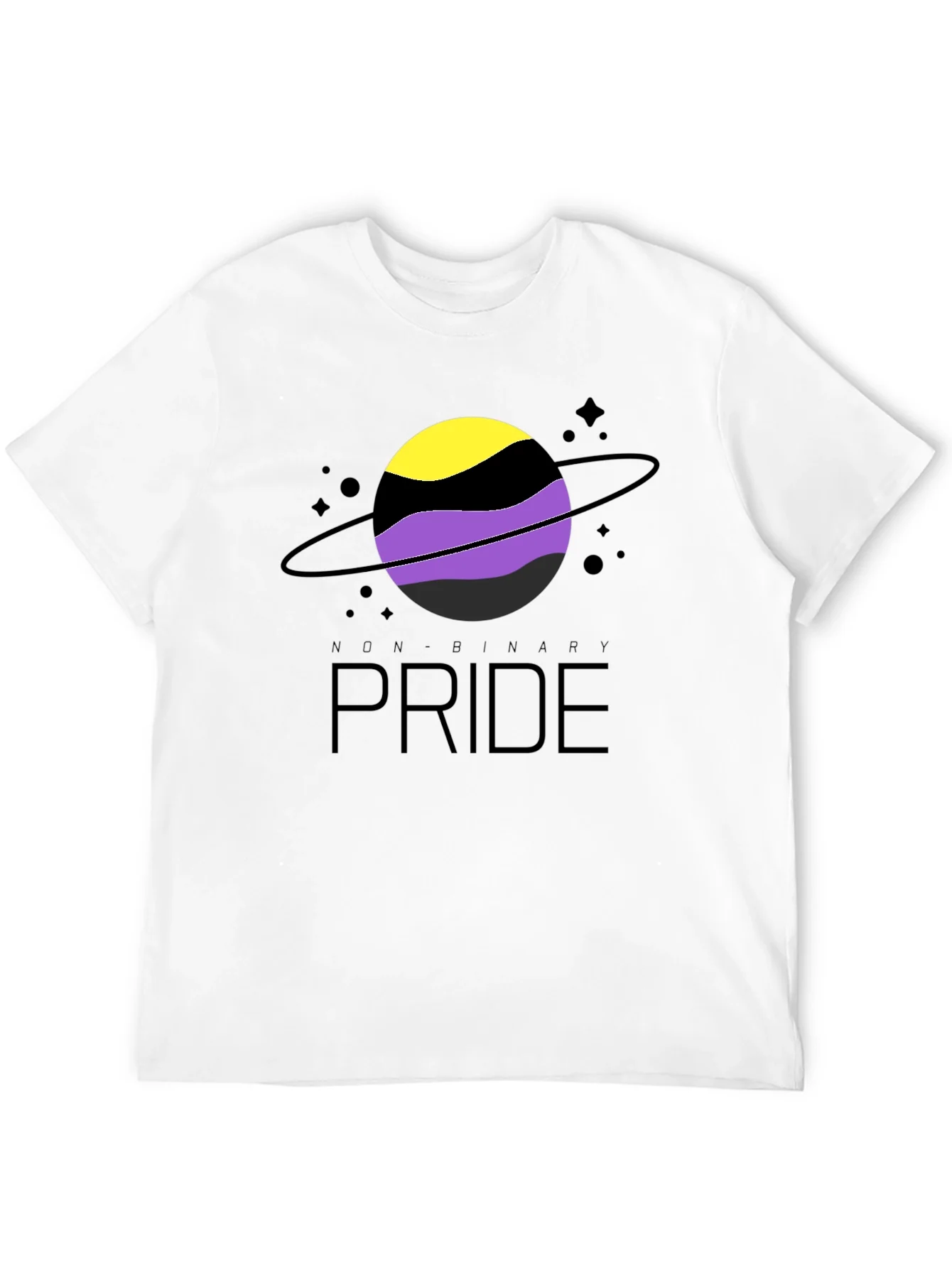 Camiseta Orgullo No Binario Dise?o Planeta