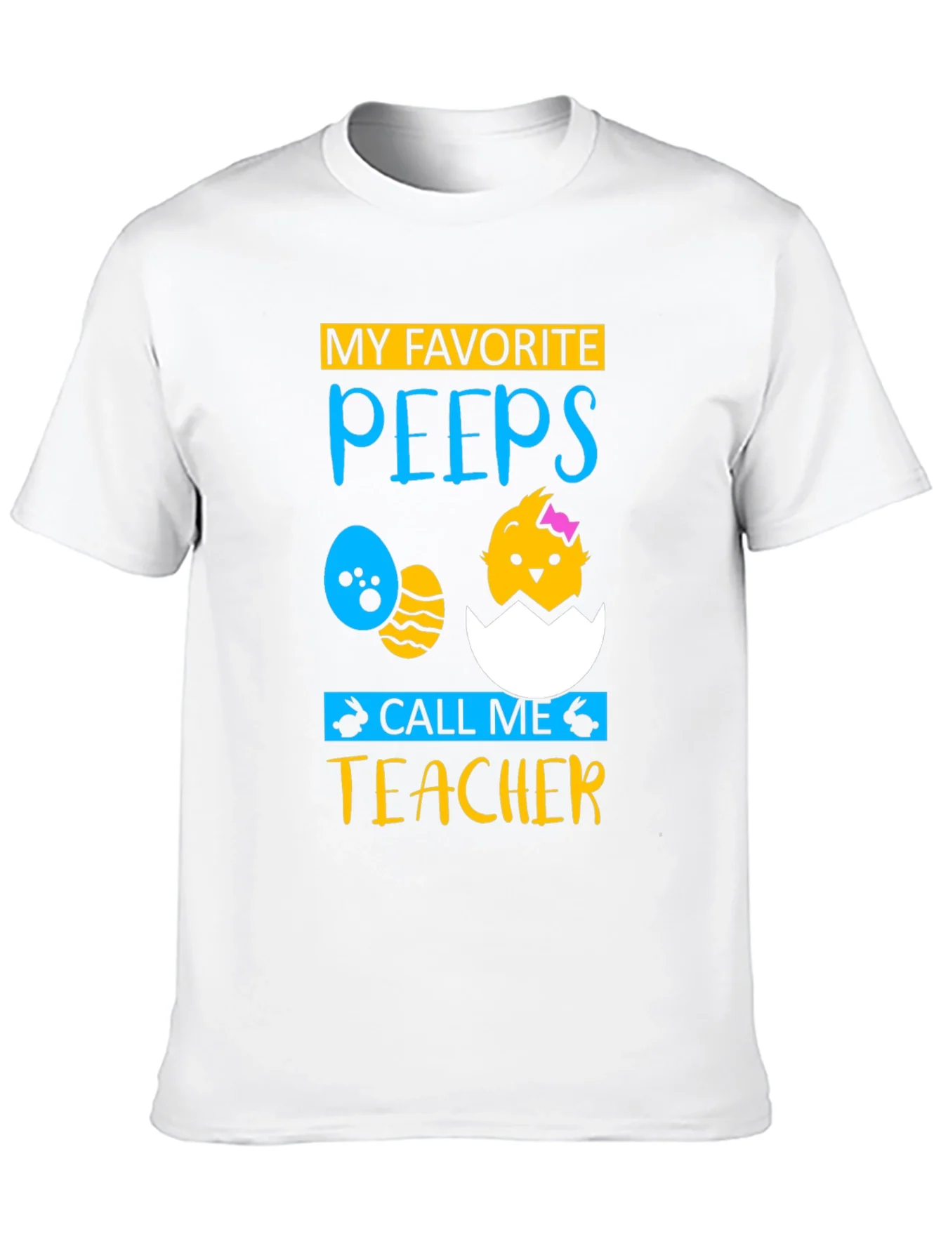 Rebbecca My Favorite Peeps Teacher Easter T-Shirt