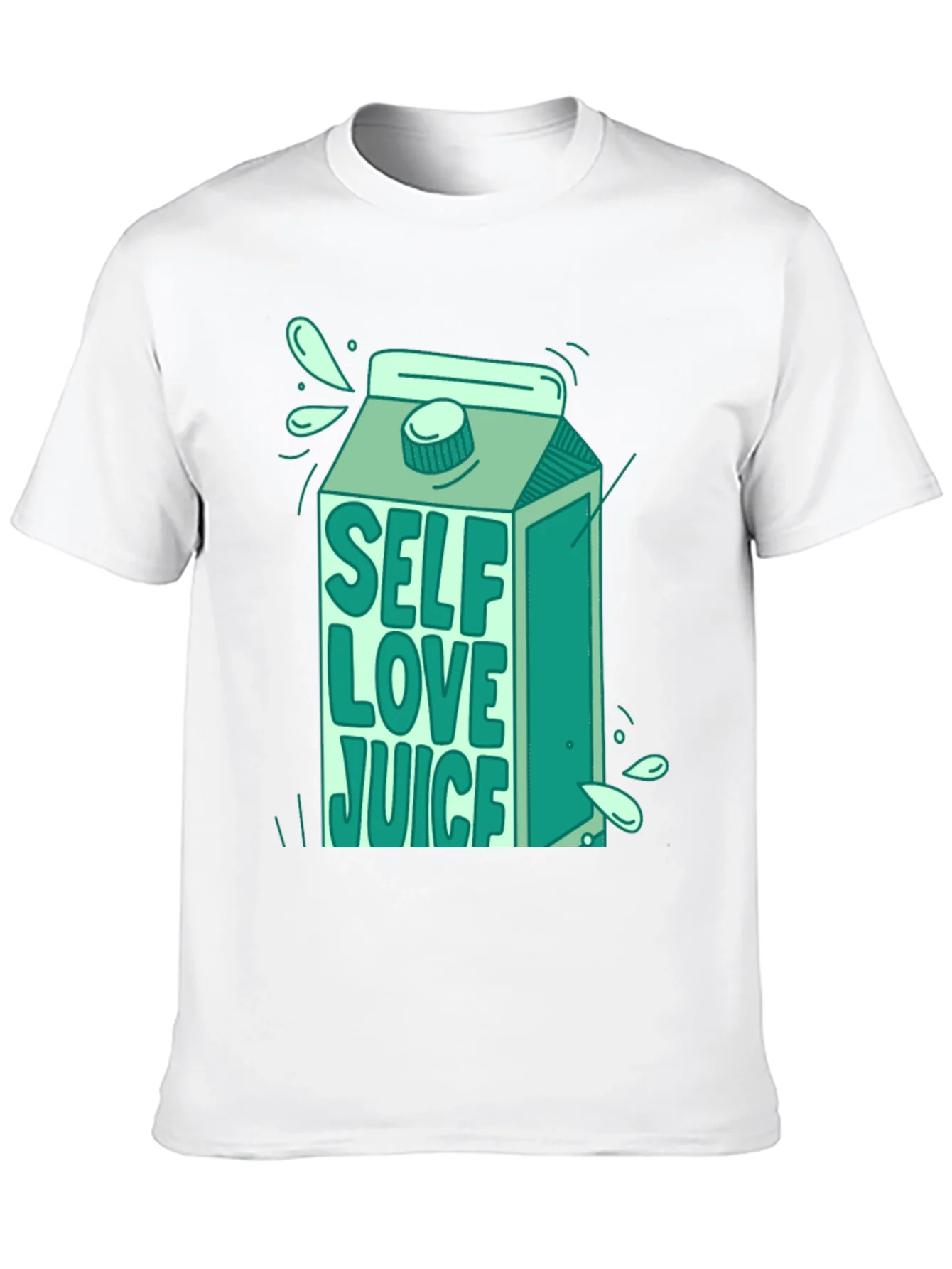 Camiseta Negra con Dise?o de Self Love Juice