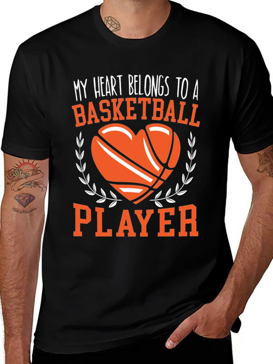 Camiseta Coraz¨®n Baloncesto - Regalo para Fan¨¢ticos