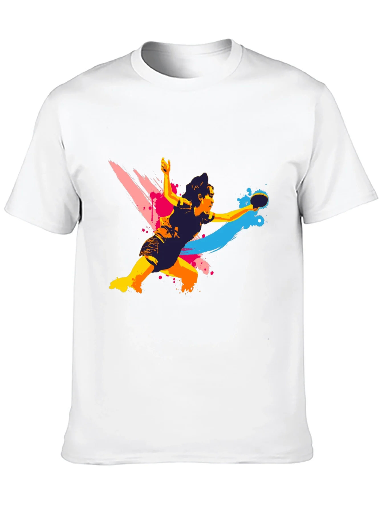 Rebbecca Ping Pong Player Graphic T-Shirt