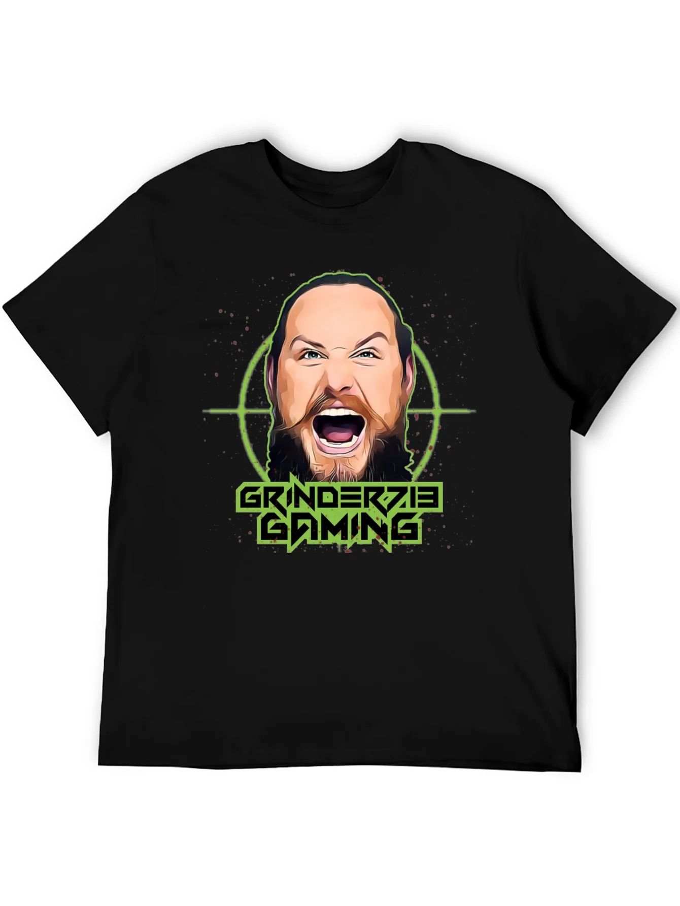 Camiseta Grinderzie Gaming Negra Unisex