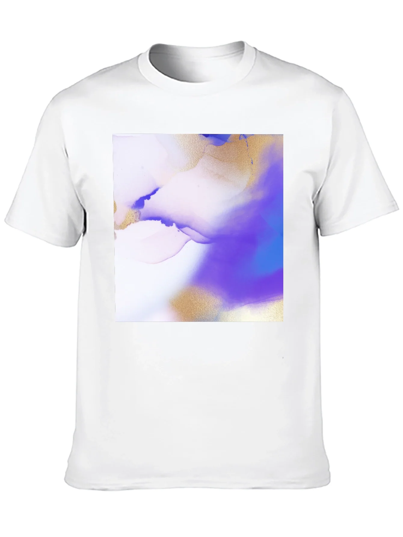 Camiseta Negra con Dise?o Abstracto Moderno