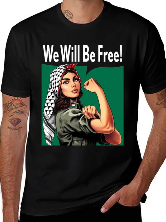 Camiseta Negra We Will Be Free!