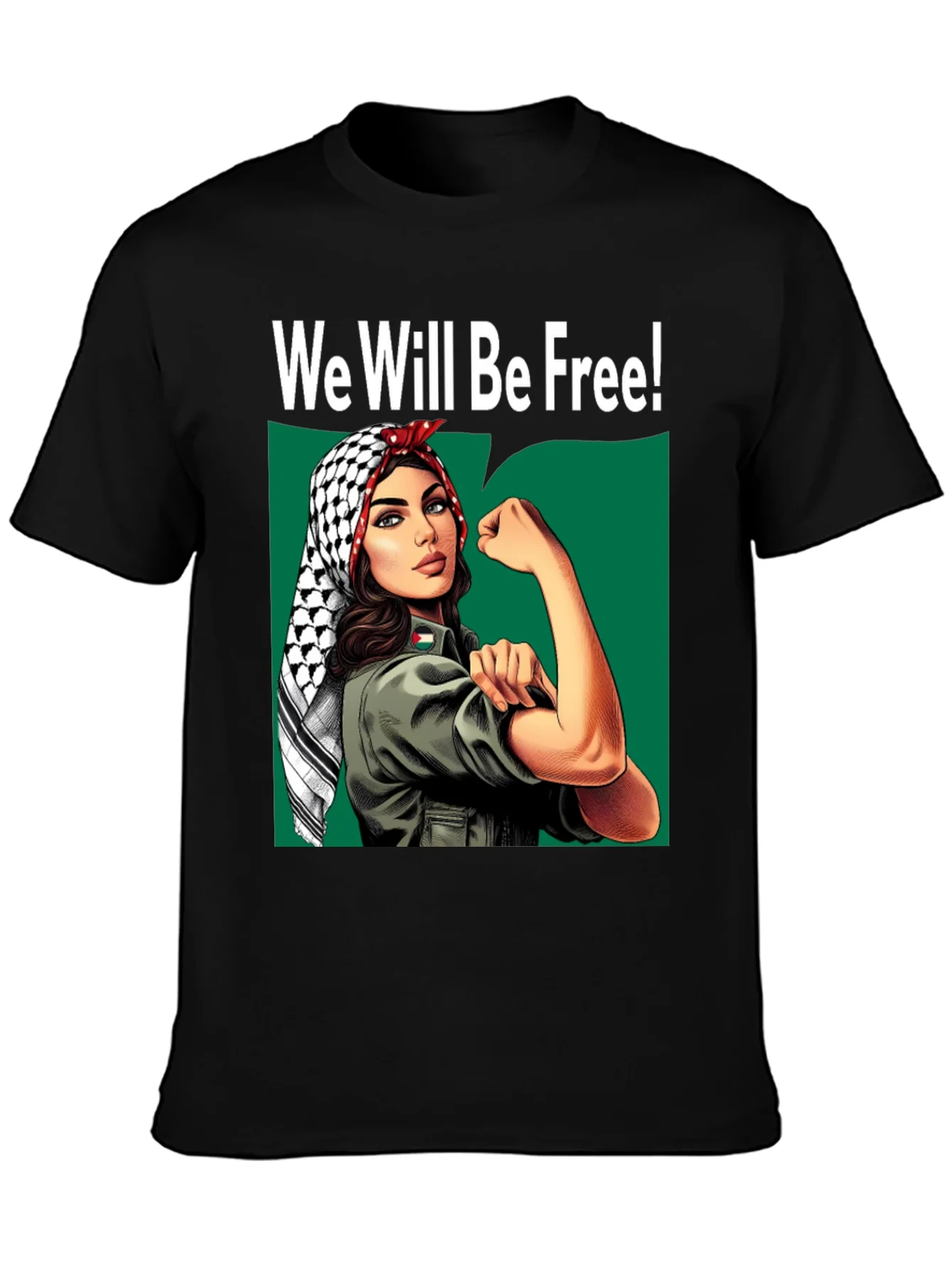Camiseta Negra We Will Be Free!