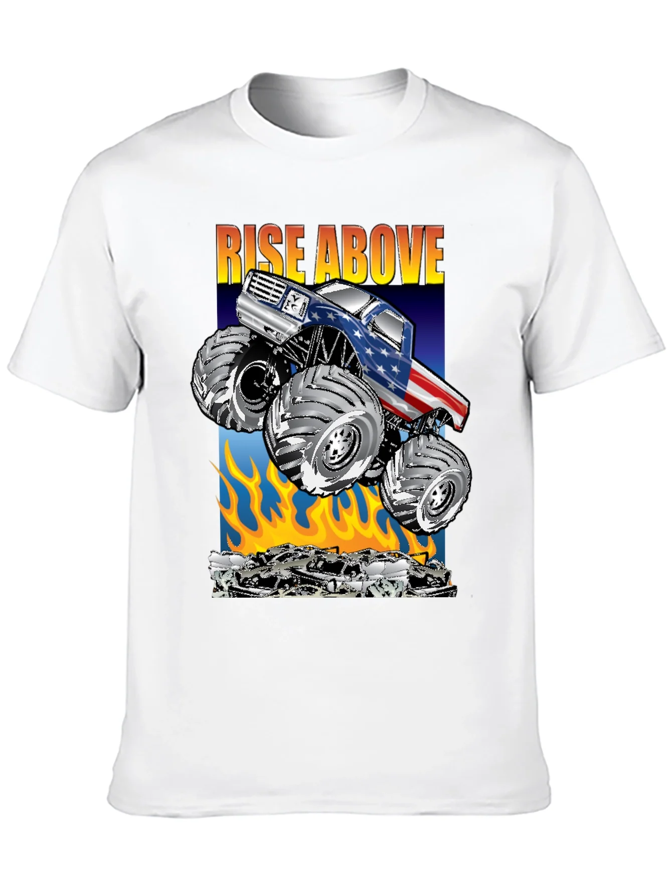 Rebbecca Rise Above Monster Truck T-Shirt