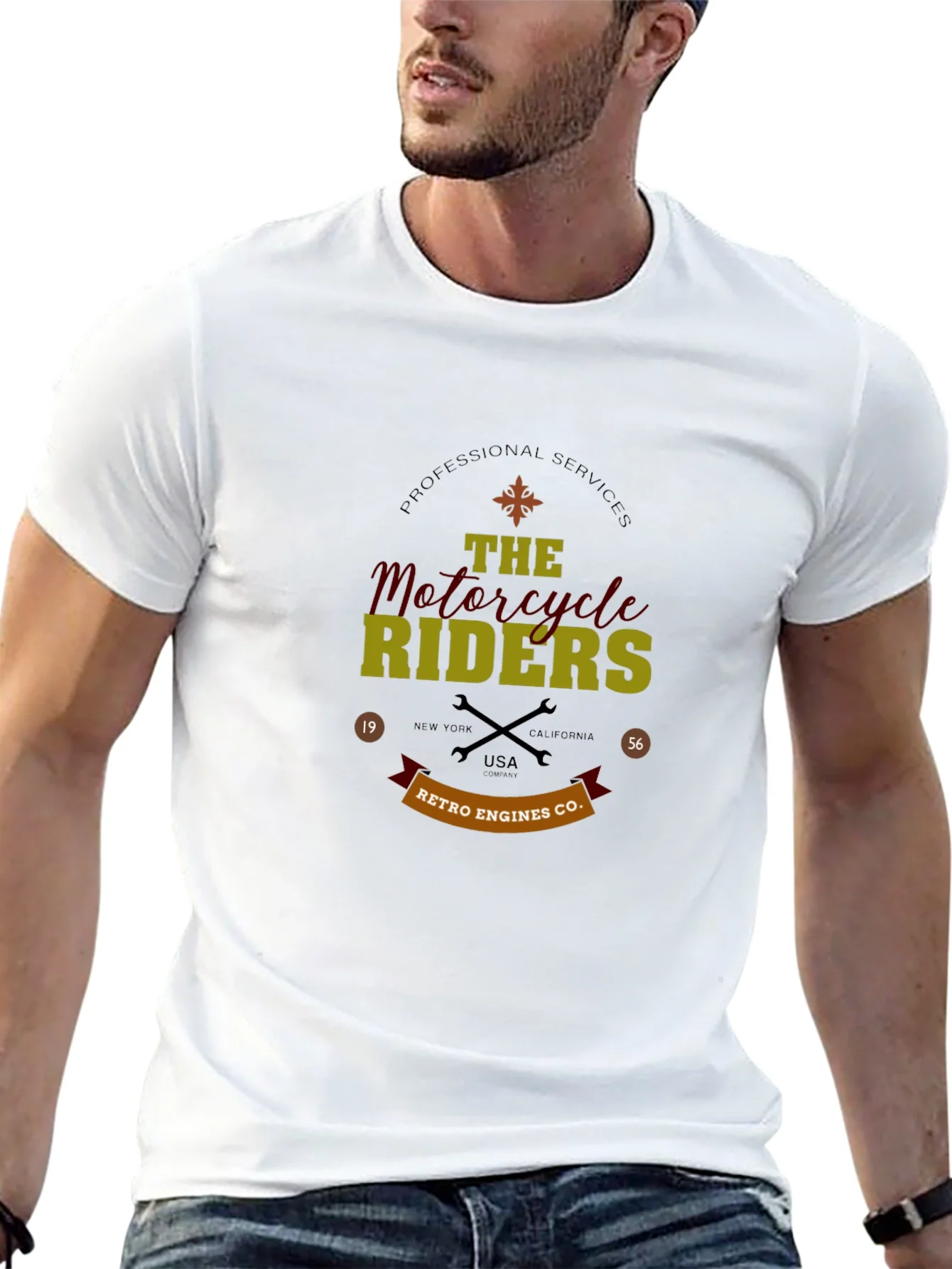 Rebbecca Retro Motorcycle Riders Graphic T-Shirt