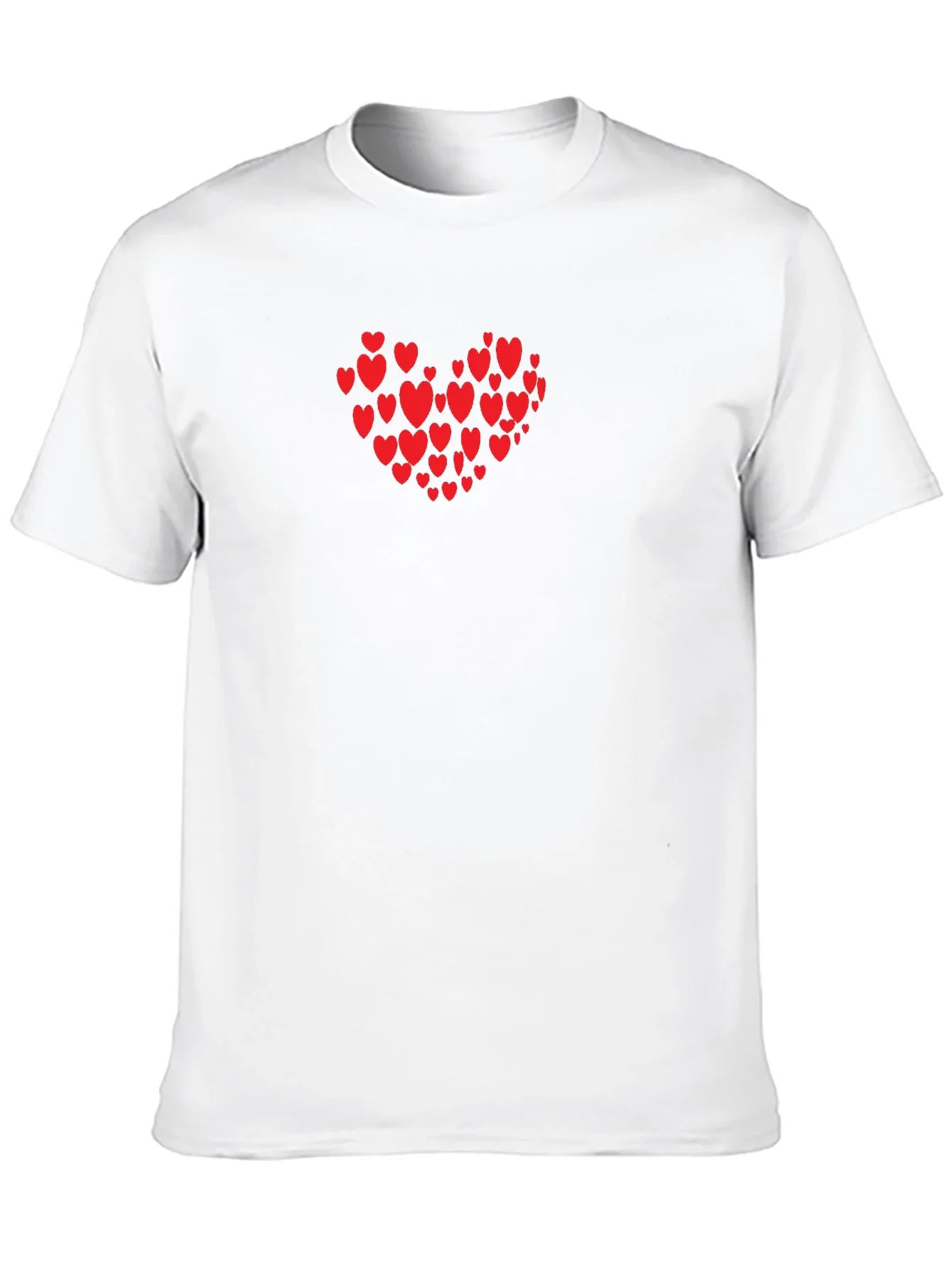 Camiseta Negra Coraz¨®n Rojo Amor