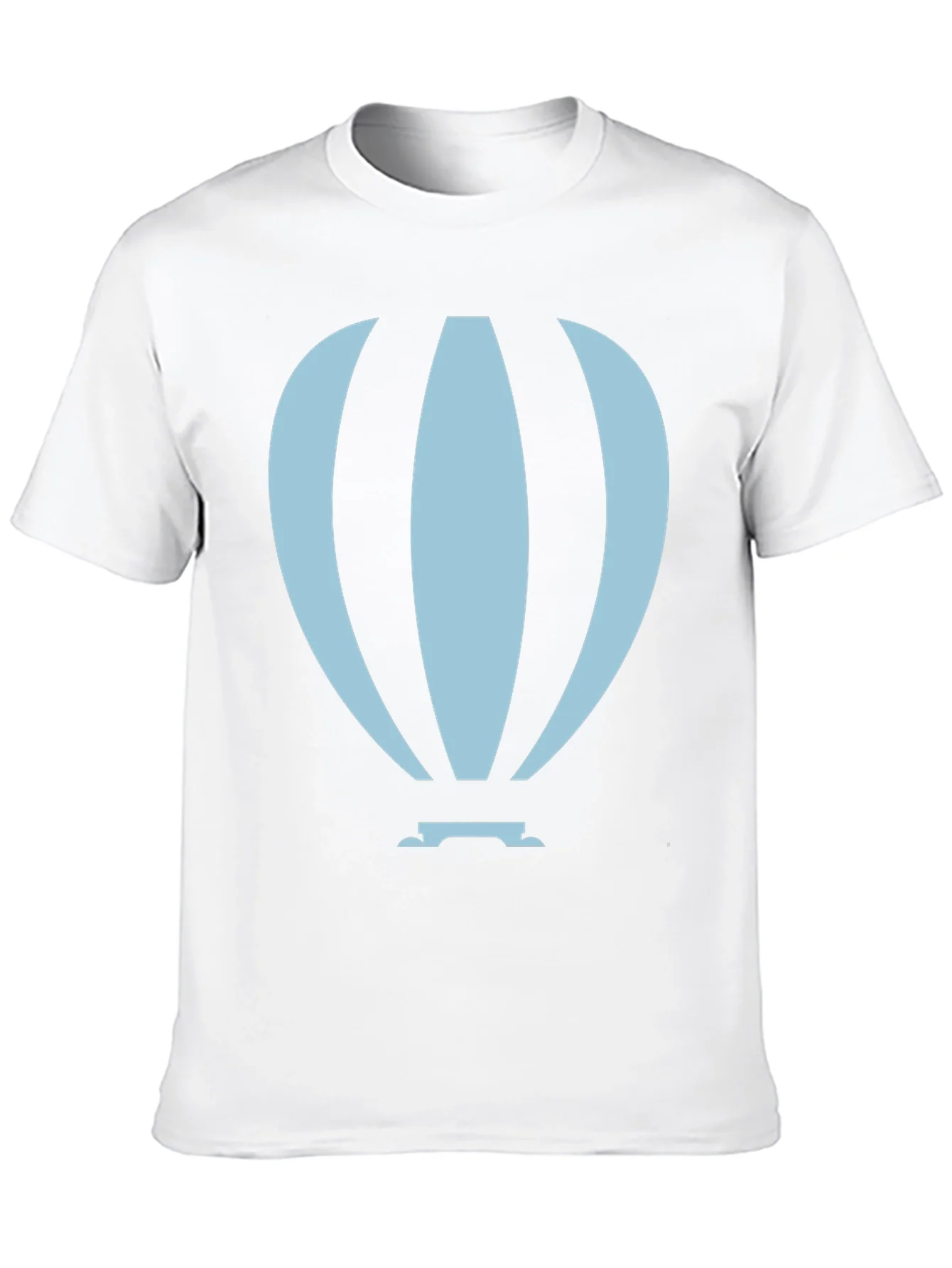 Camiseta Negra Globo Aerost¨¢tico Dise?o ¨²nico