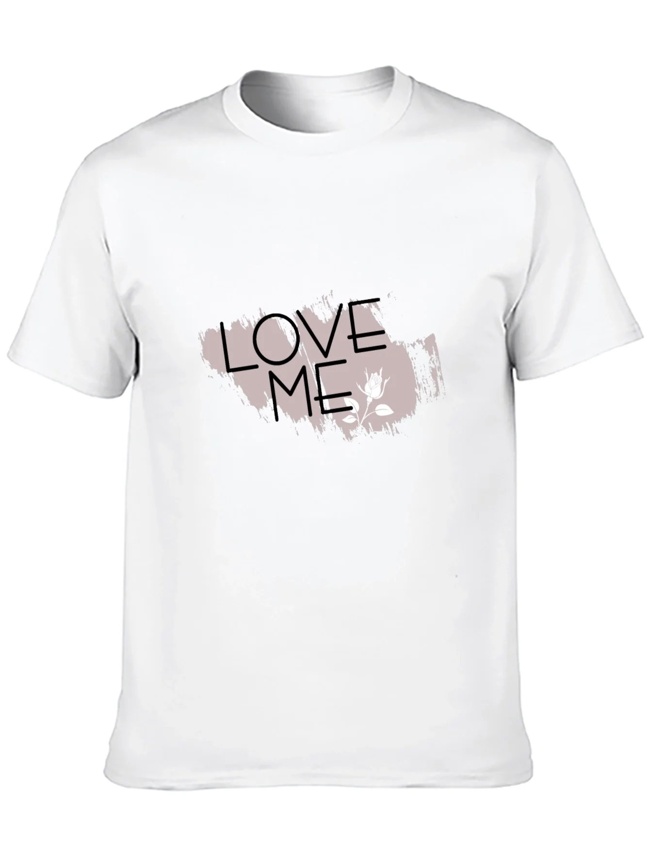 Rebbecca Love Me Graphic Tee - Trendy Black T-Shirt