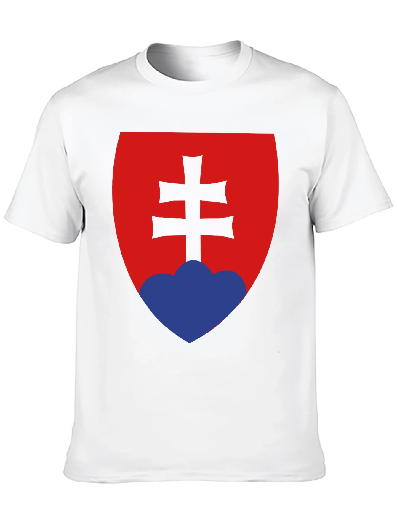 Camiseta Negra con Escudo de Eslovaquia