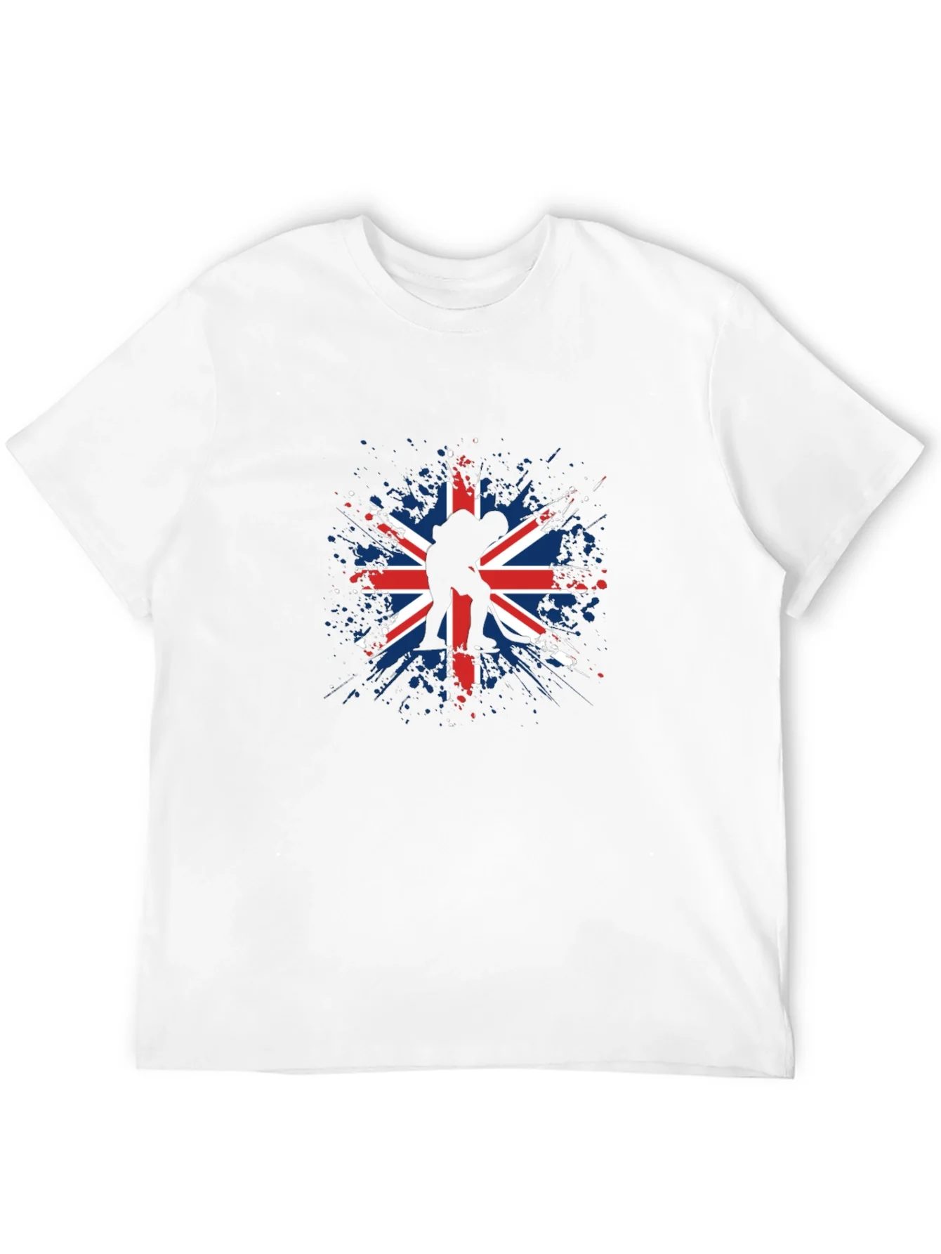 Camiseta Negra Union Jack Hockey