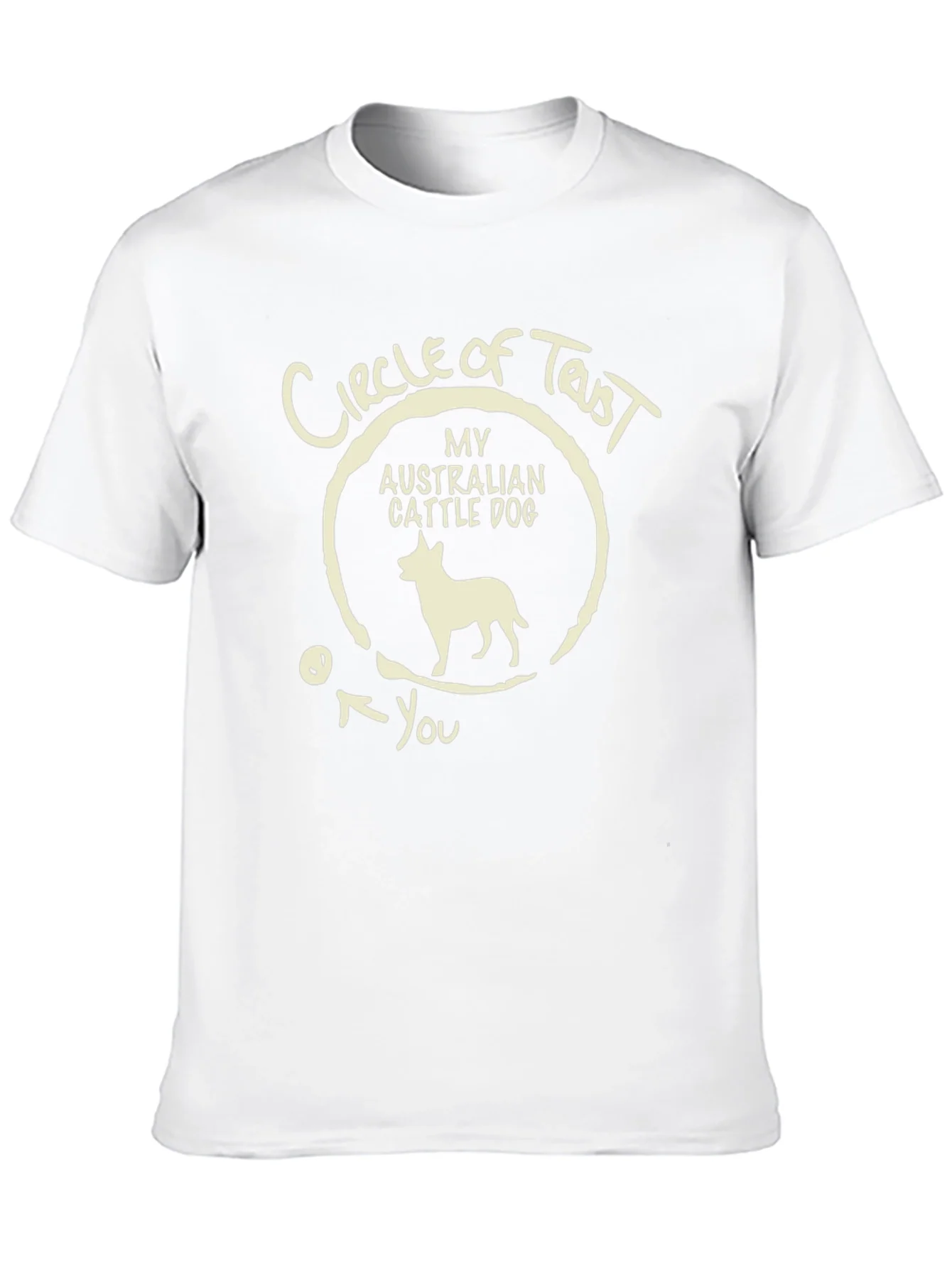 Camiseta Hombre C¨ªrculo de Confianza Australian Cattle Dog