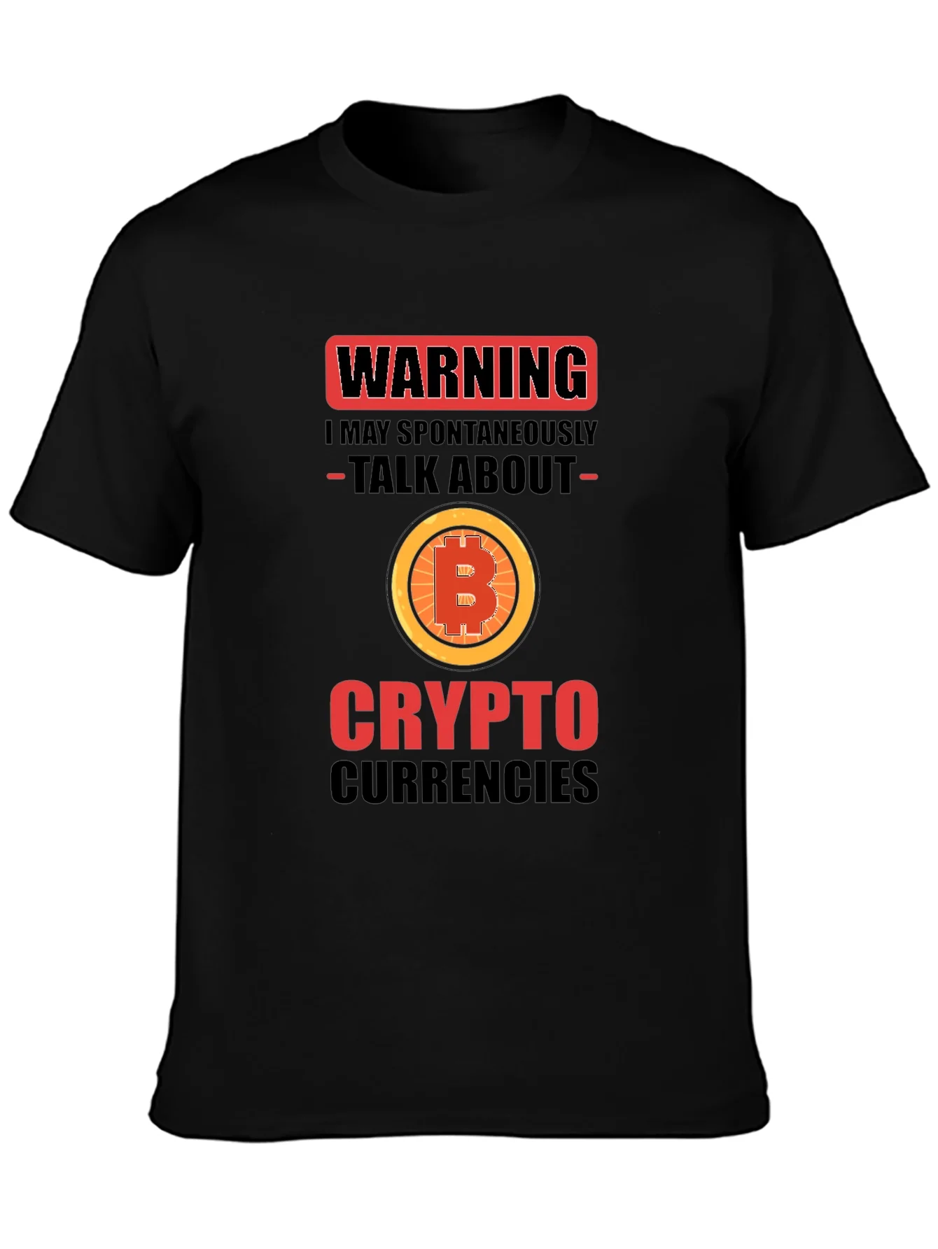 Camiseta Crypto Warning Bitcoin