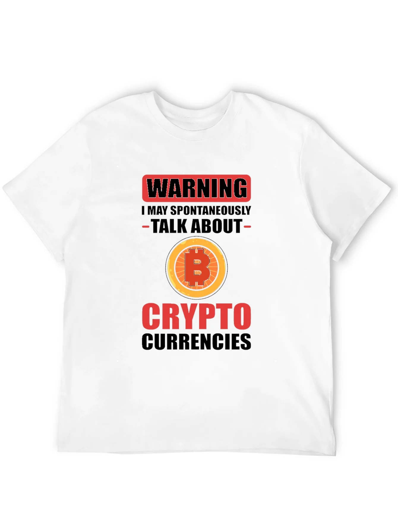 Camiseta Crypto Warning Bitcoin