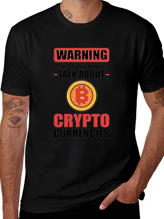 Camiseta Crypto Warning Bitcoin