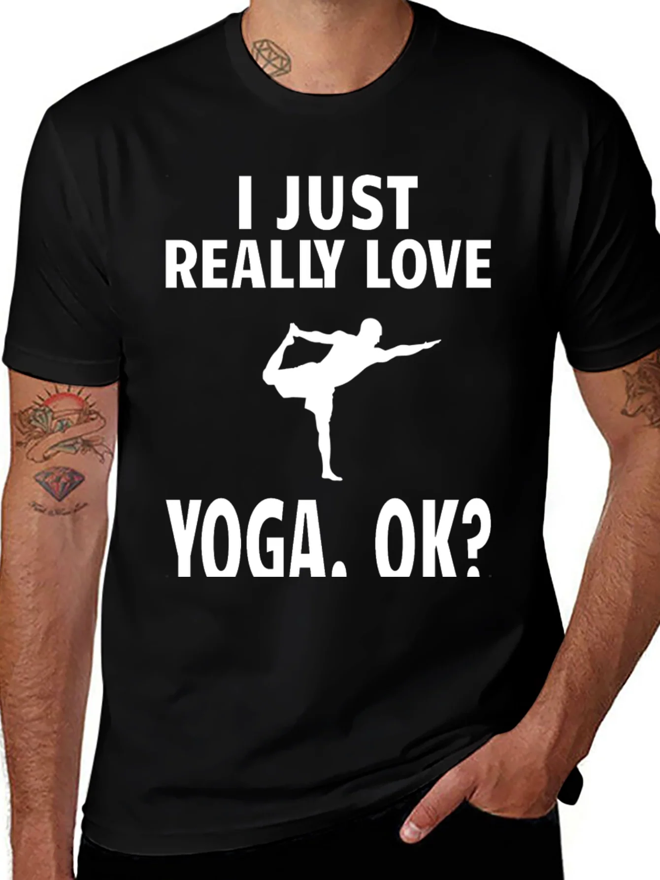 Camiseta Yoga: I Just Really Love Yoga. OK?