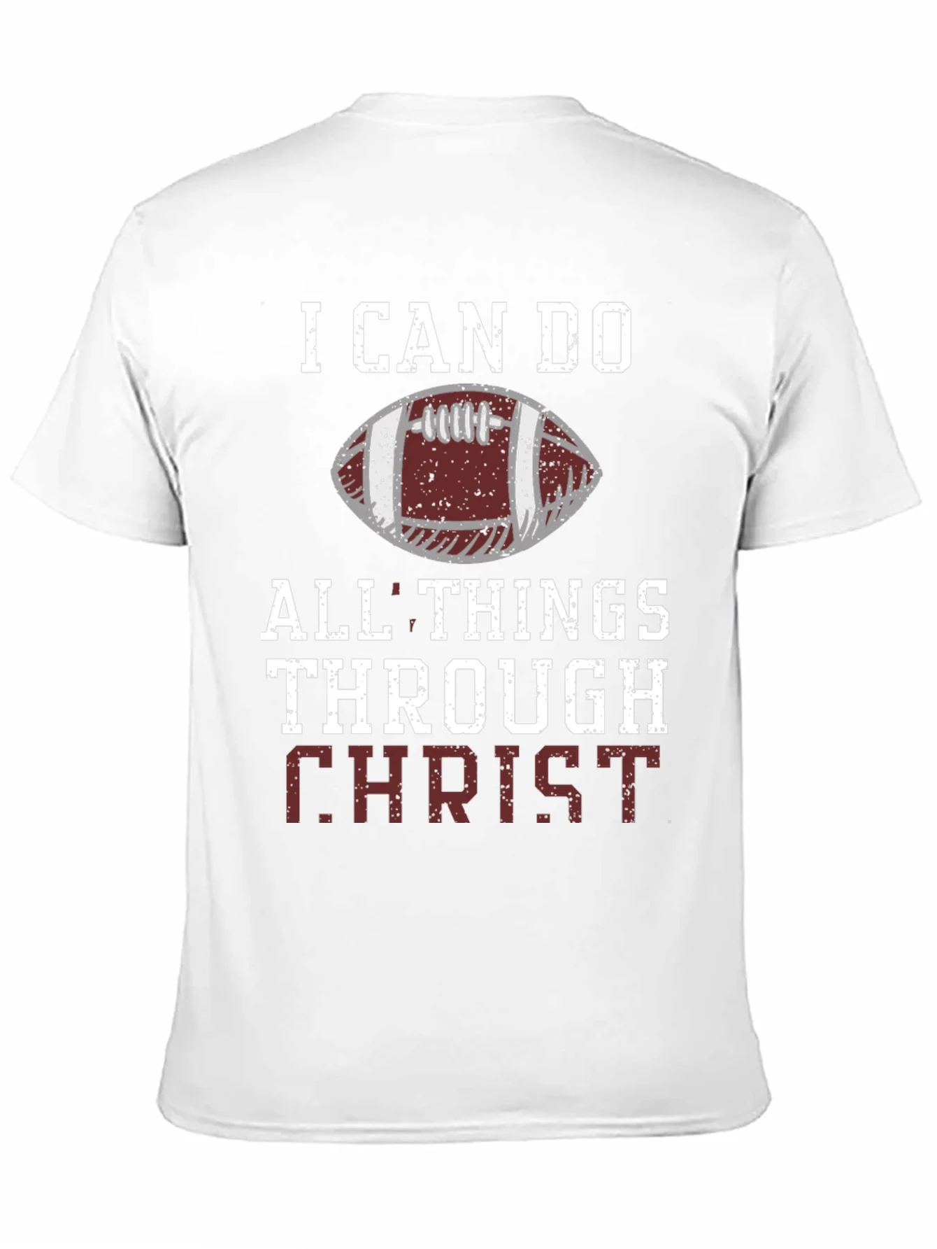 Camiseta Cristiana F¨²tbol Americano: Todo a Trav¨¦s de Cristo