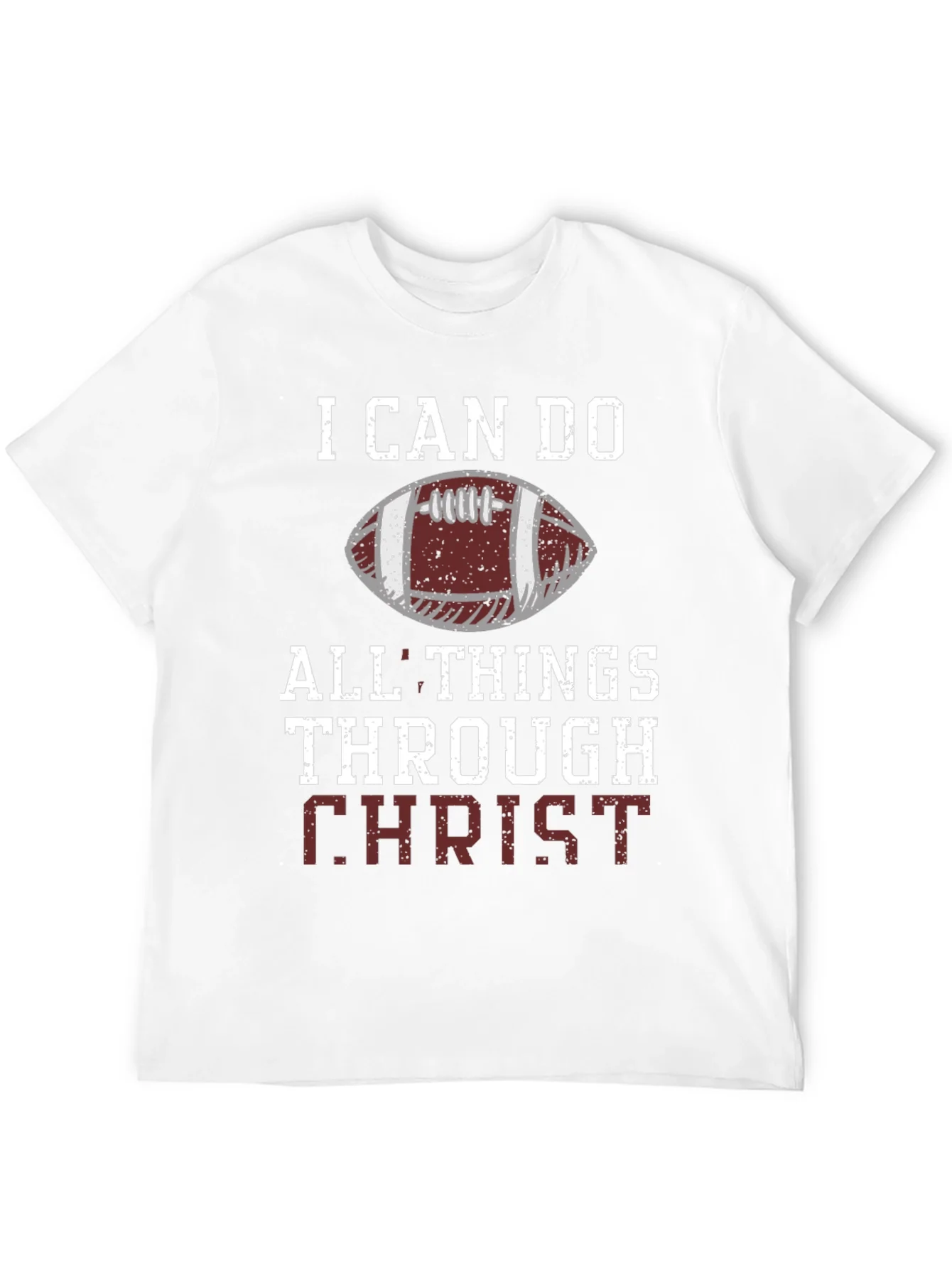 Camiseta Cristiana F¨²tbol Americano: Todo a Trav¨¦s de Cristo