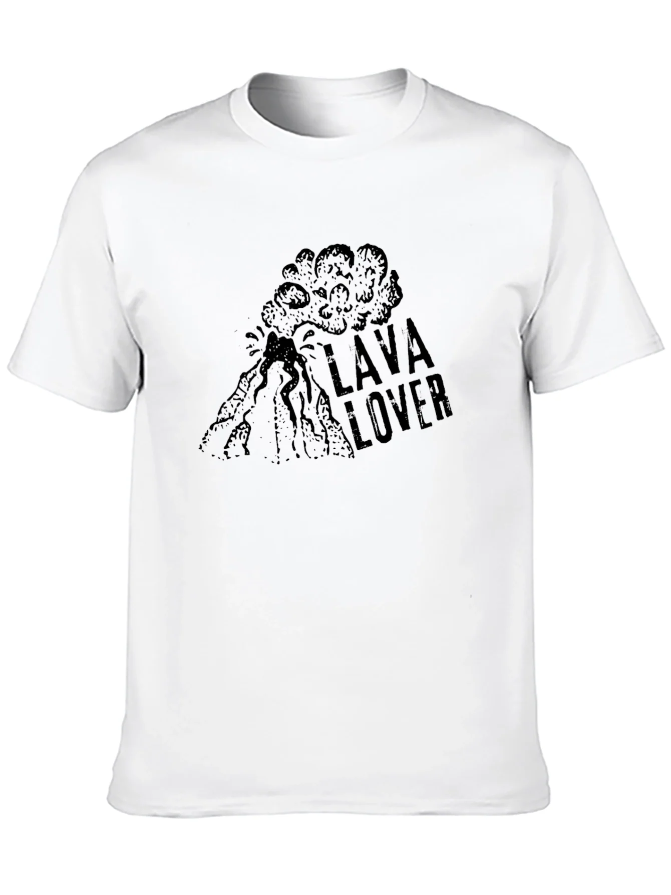 Camiseta Negra Lava Lover para Hombre