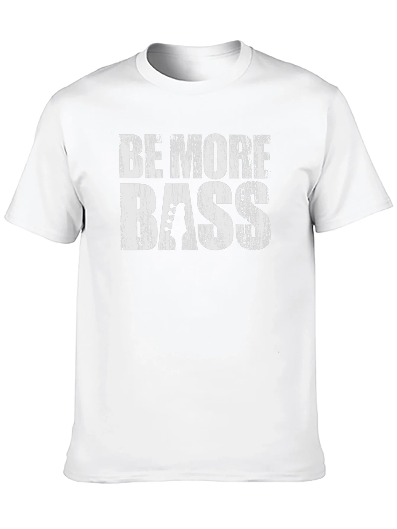 Camiseta Negra Be More Bass para M¨²sicos